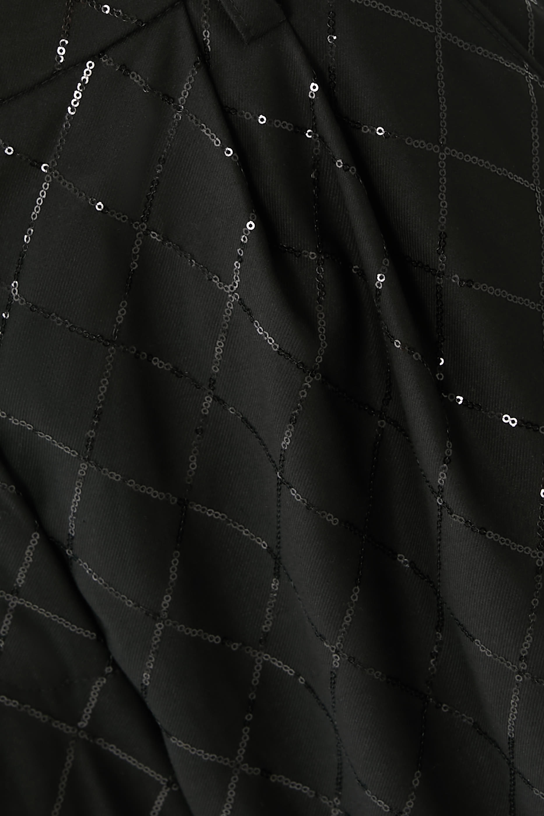 بنطال بقصة واسعة مزين بترتر