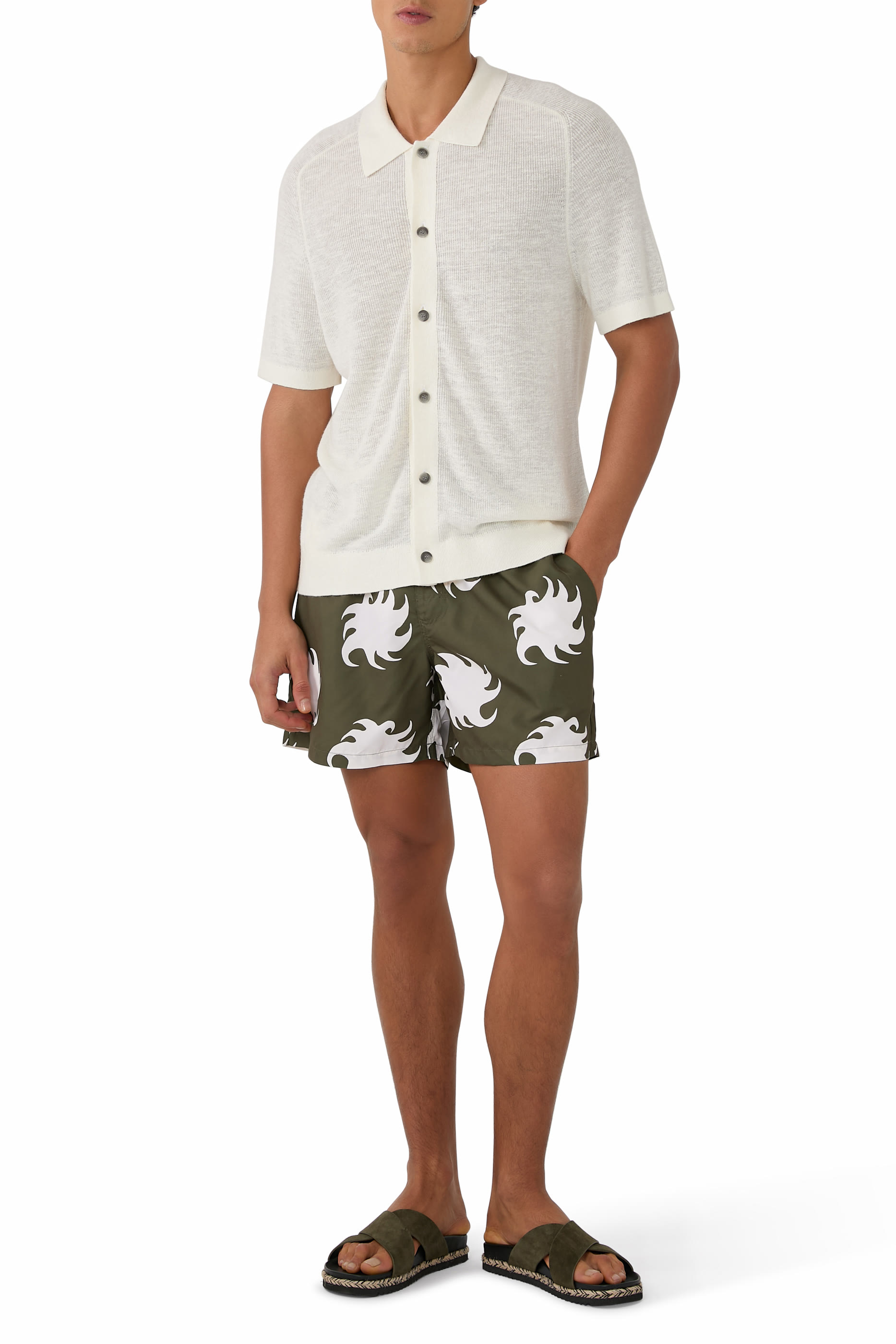 شورت سباحة بطبعات