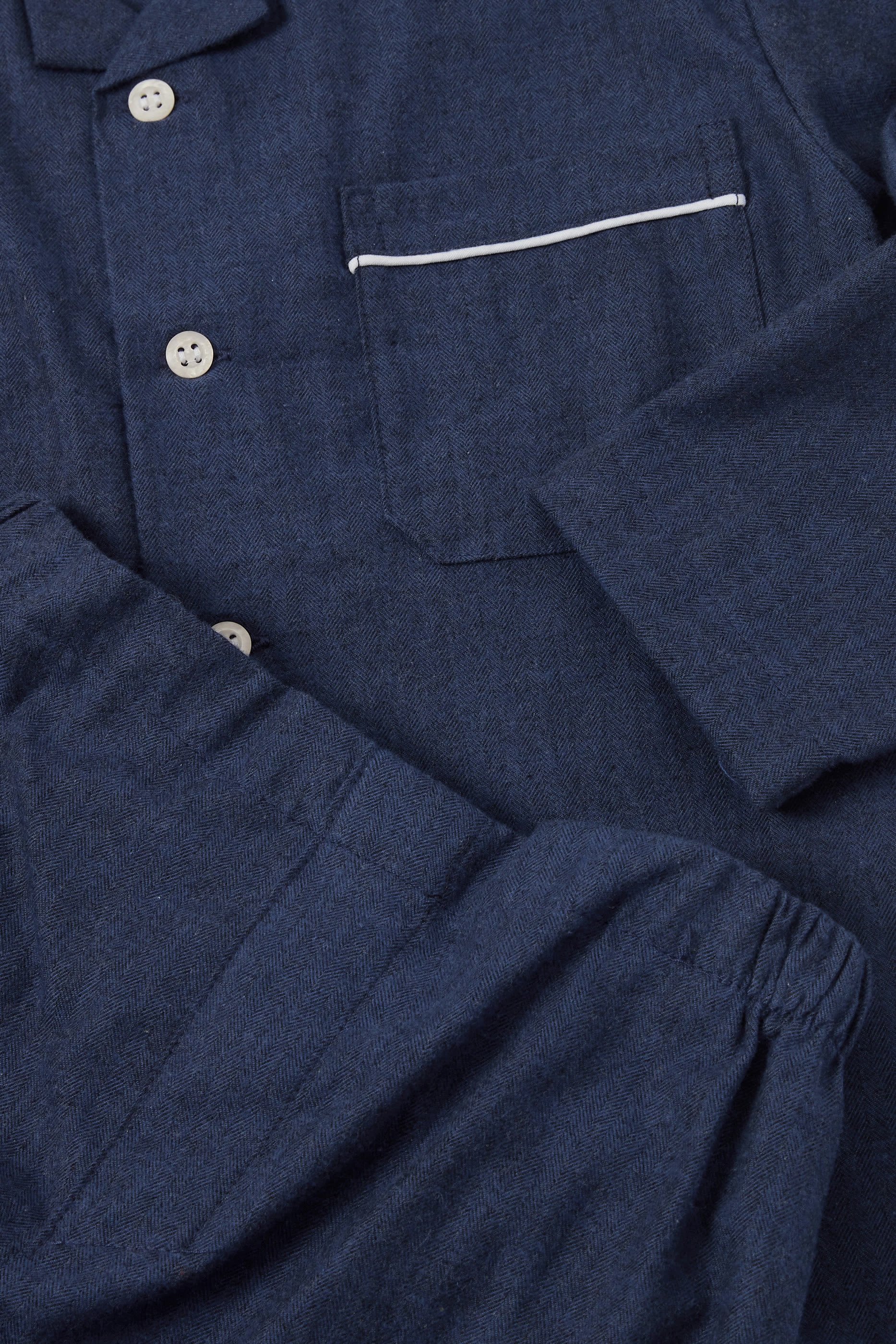 طقم بيجامة بالمورال قطن ناعم، 2 قطع