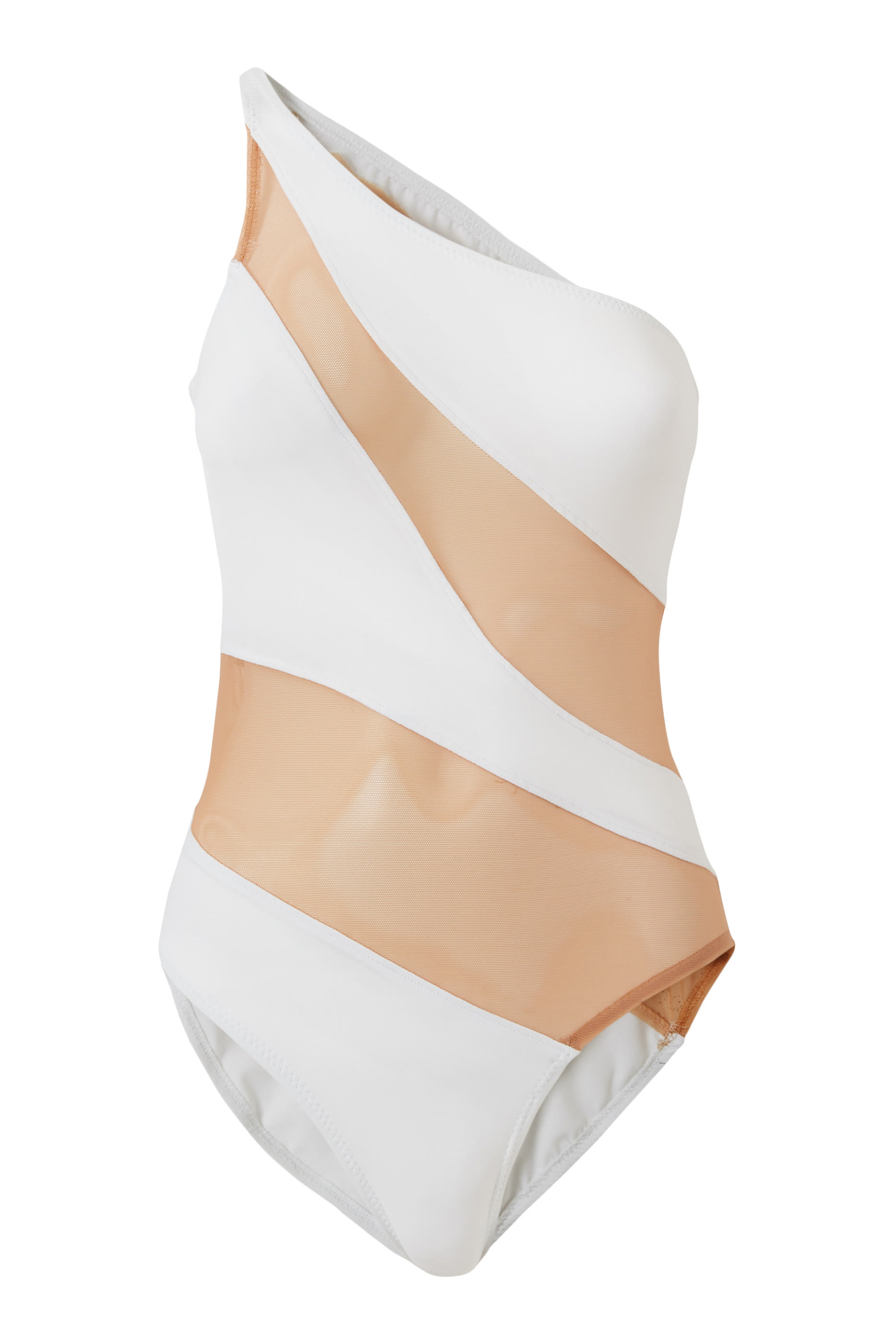 لباس سباحة سنيك ميو بأجزاء من قماش شبكي