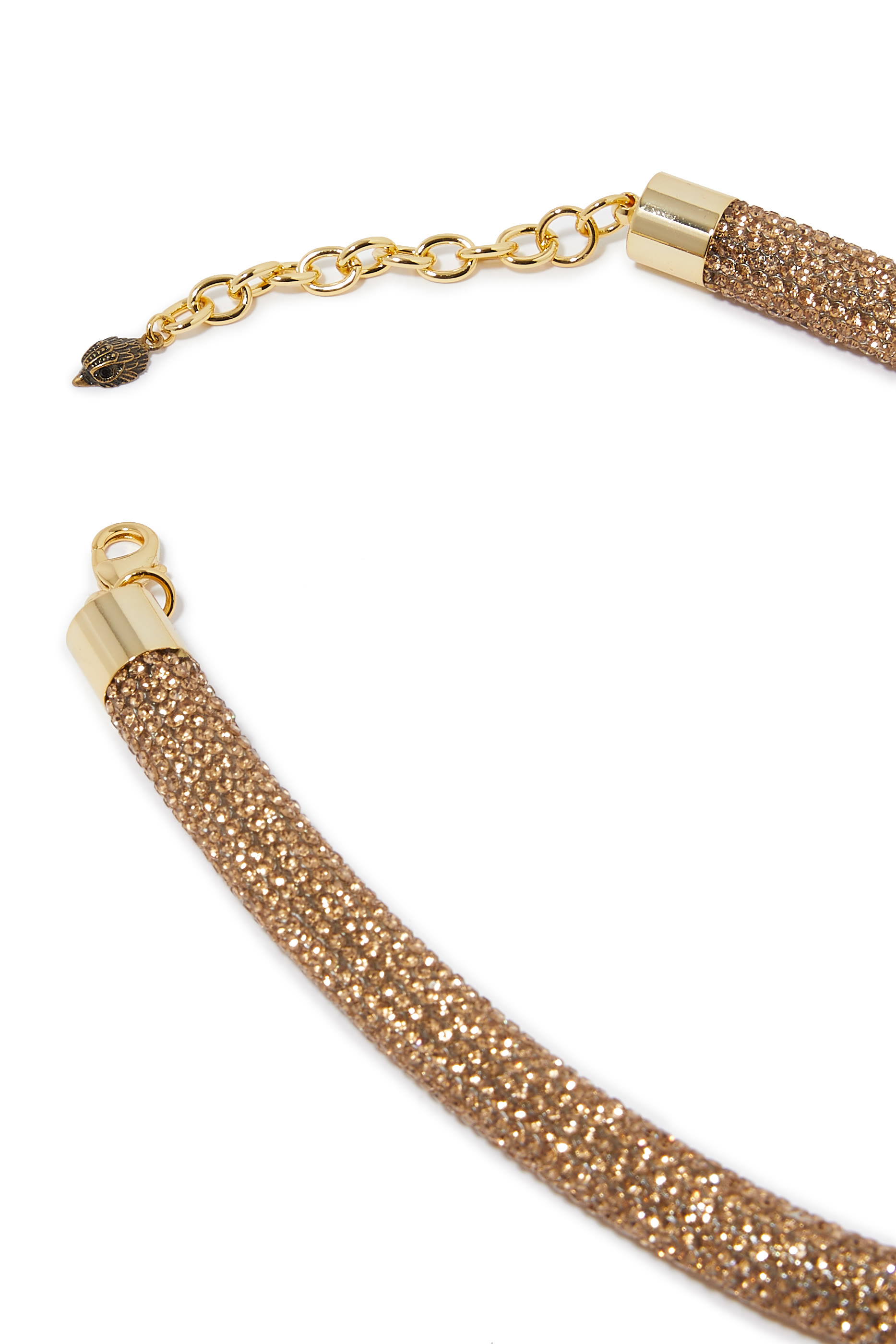 قلادة بتصميم حبل مرصعة بالكريستال