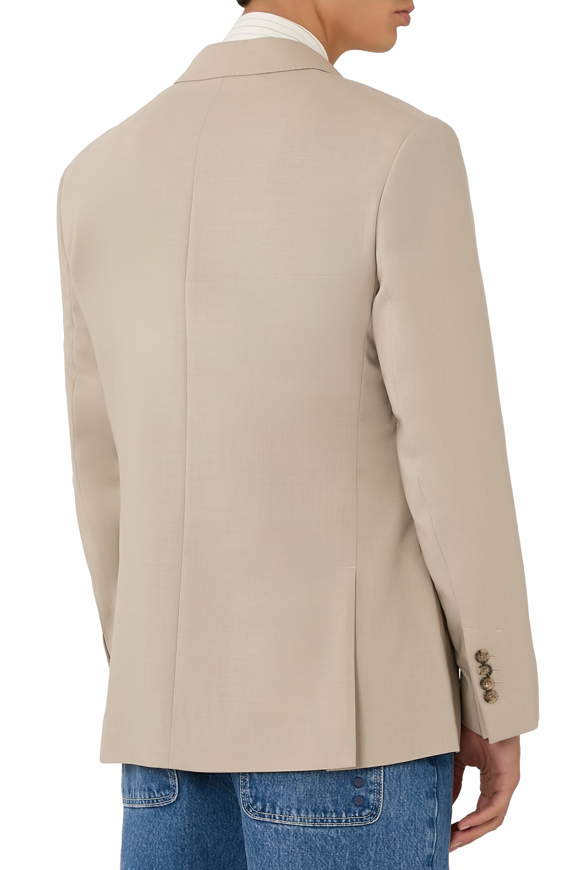 Wool Double Breasted Jacket