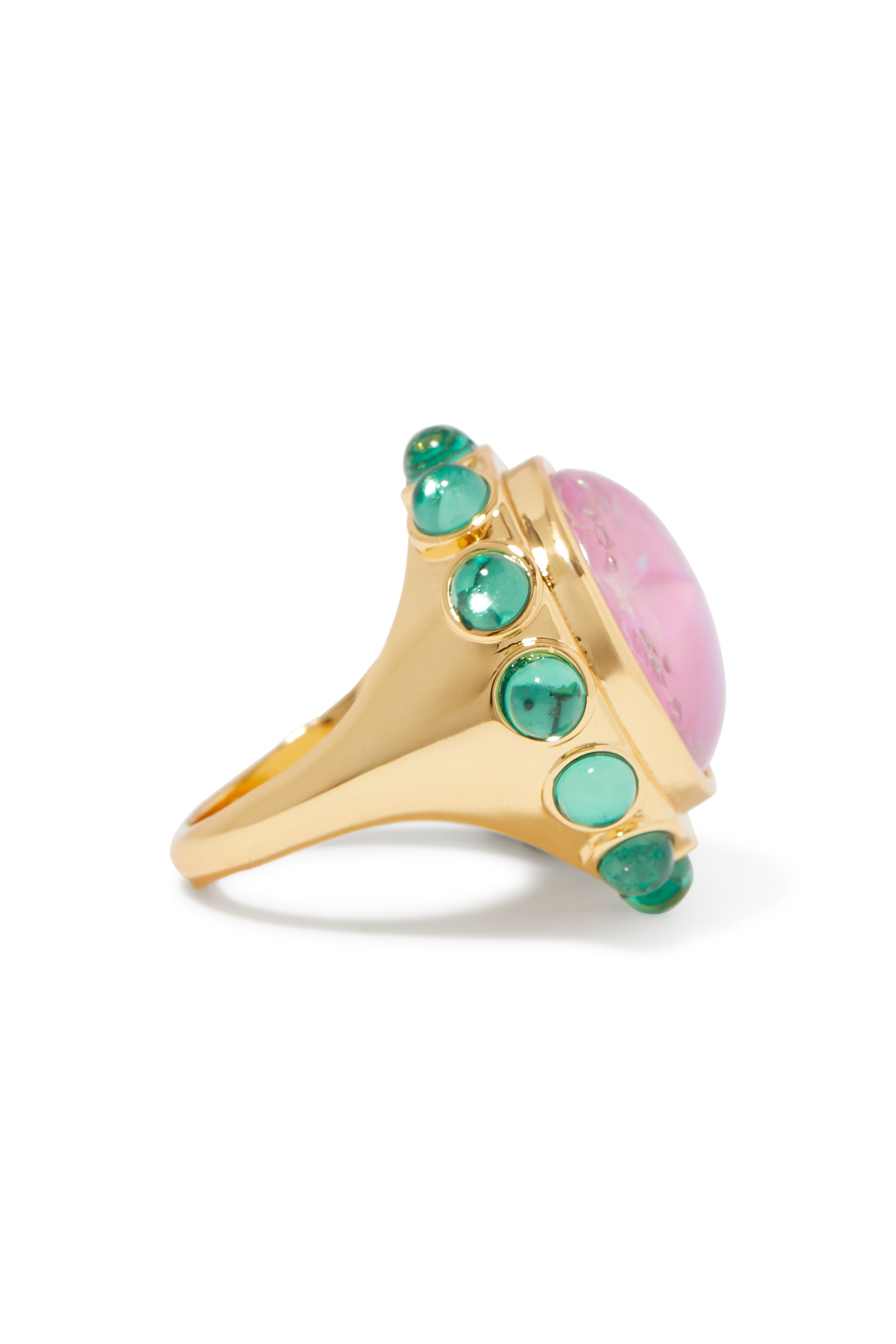 خاتم كوكتيل مستدير