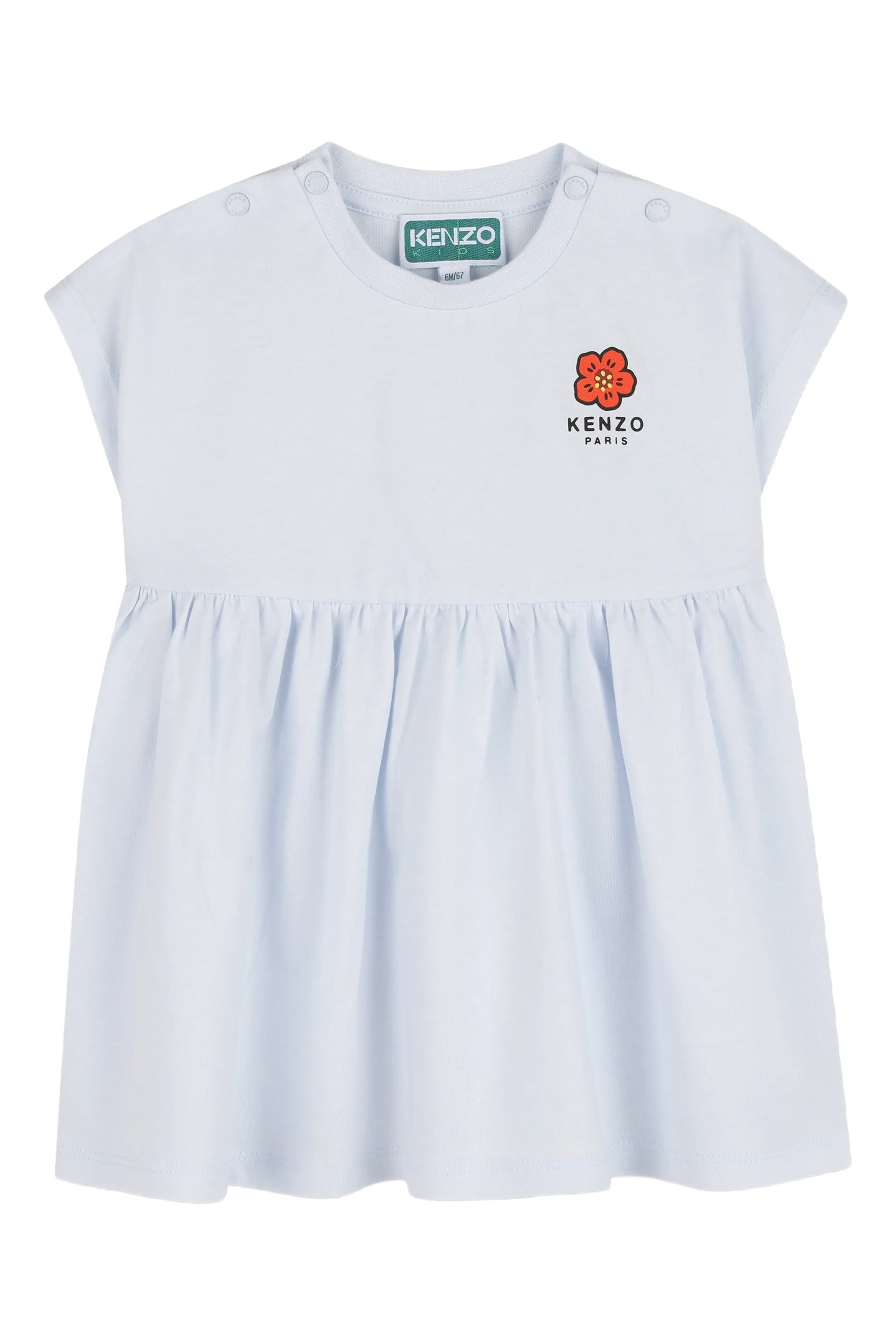 فستان بخصر مكشكش للأطفال