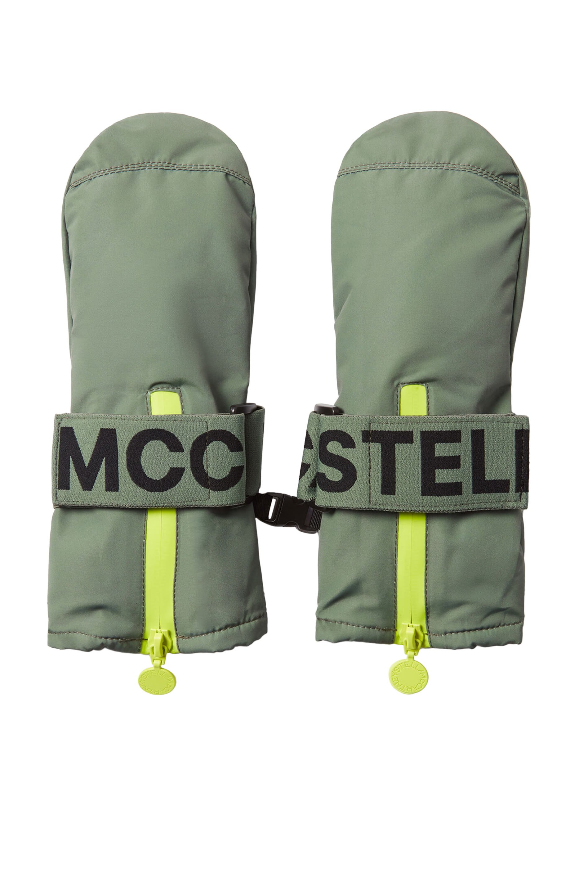 قفازات للثلج بشريط شعار الماركة للأطفال