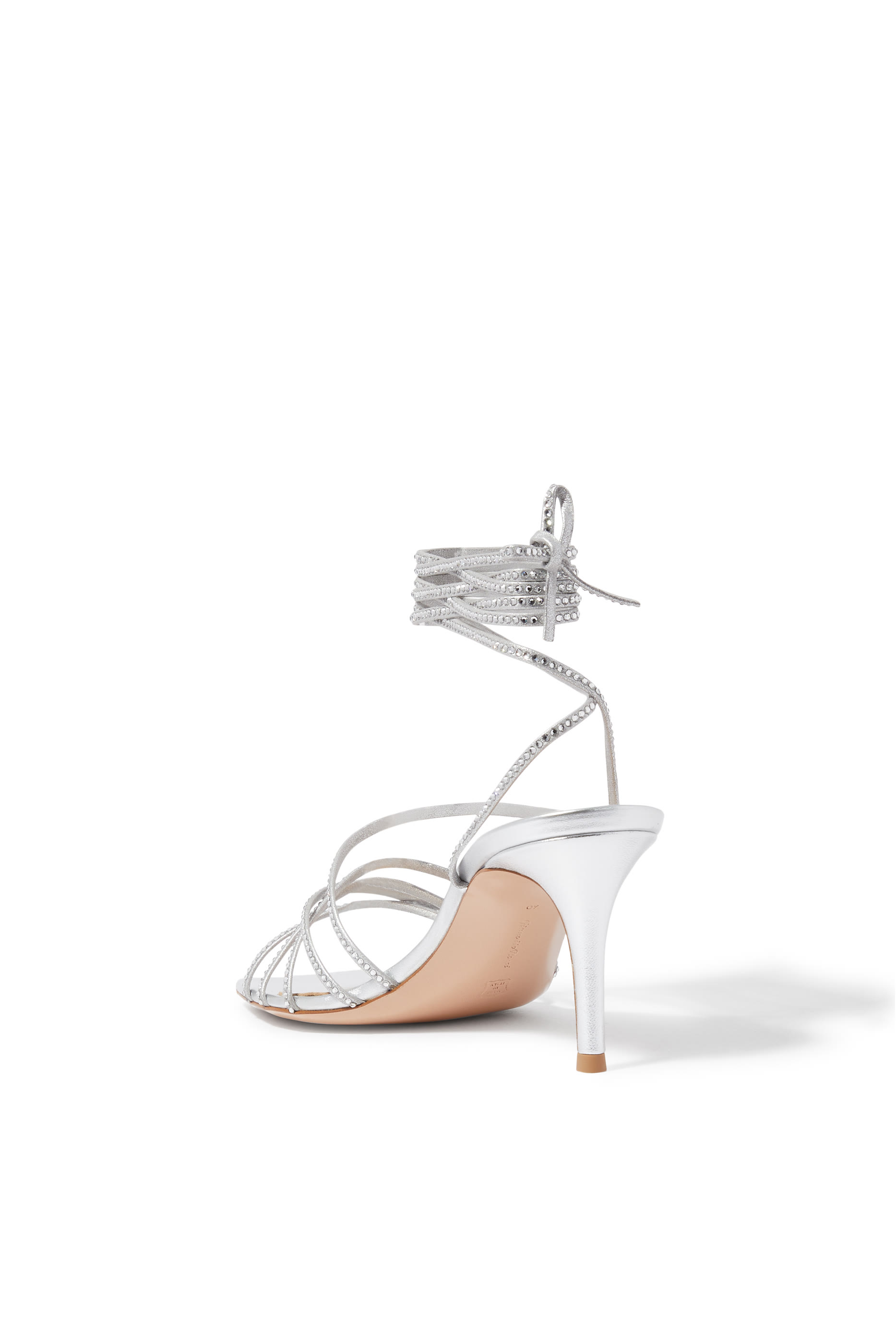 صندل 70 بسير مرصع بالكريستال جلد