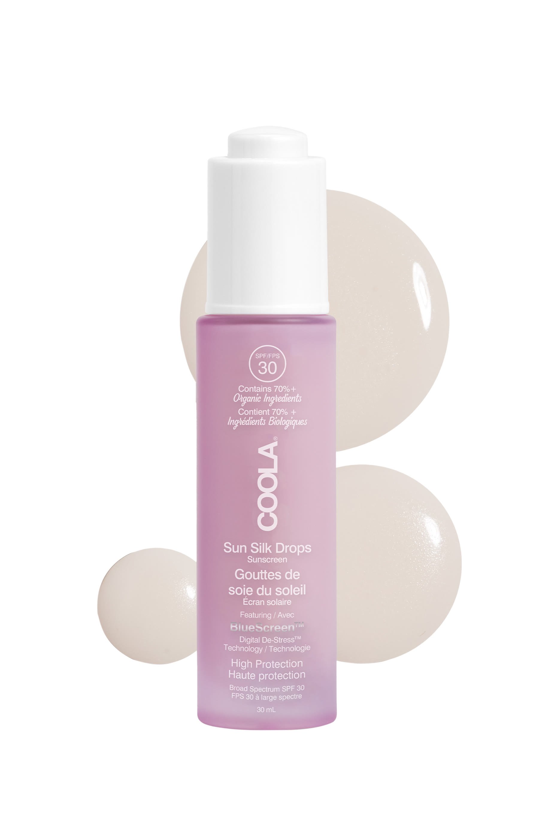 قطرات سن سيلك 360° عضوية لحماية ممتدة المفعول من الشمس SPF30