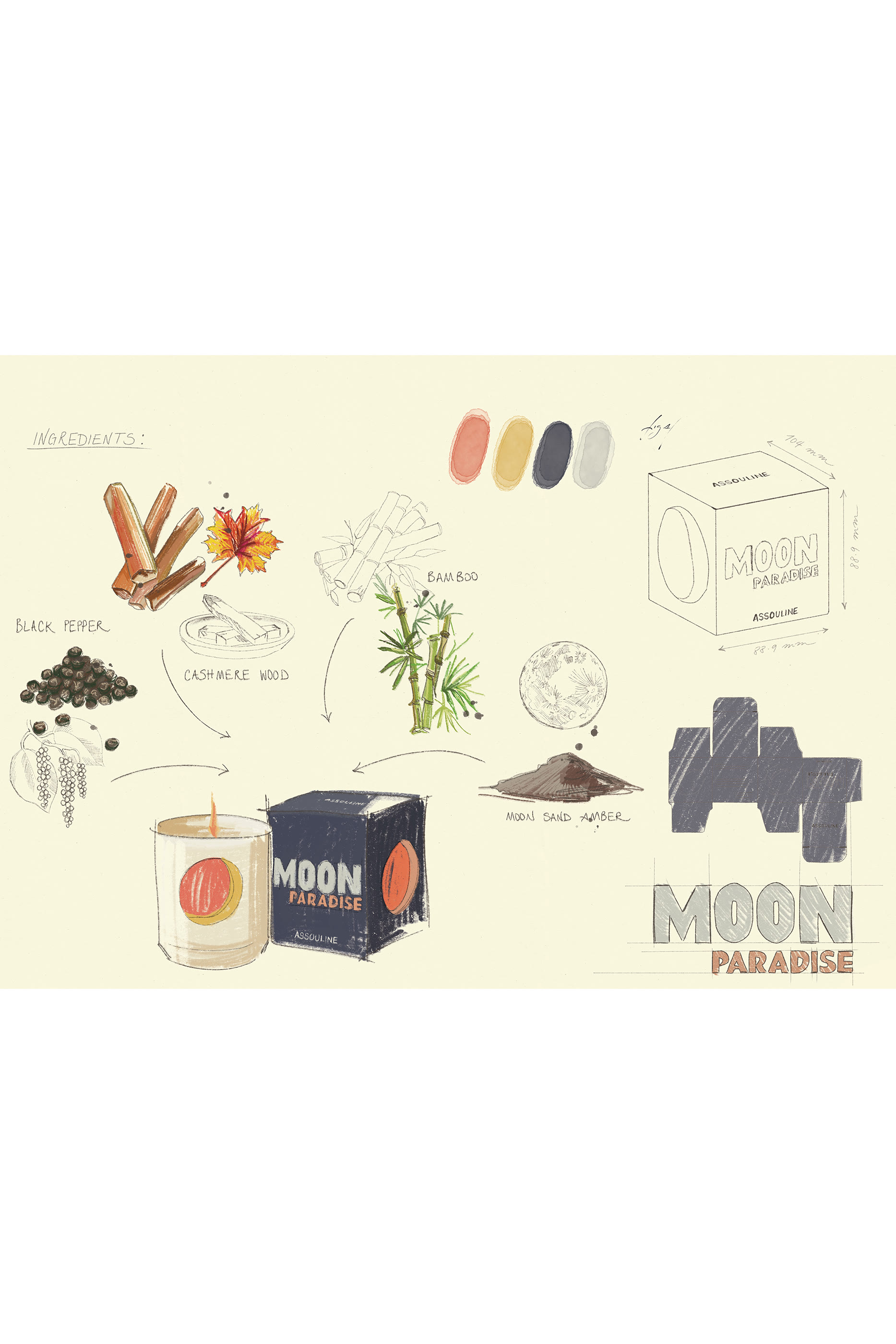 شمعة مونلايت هارموني معطرة  ترافل فروم هوم