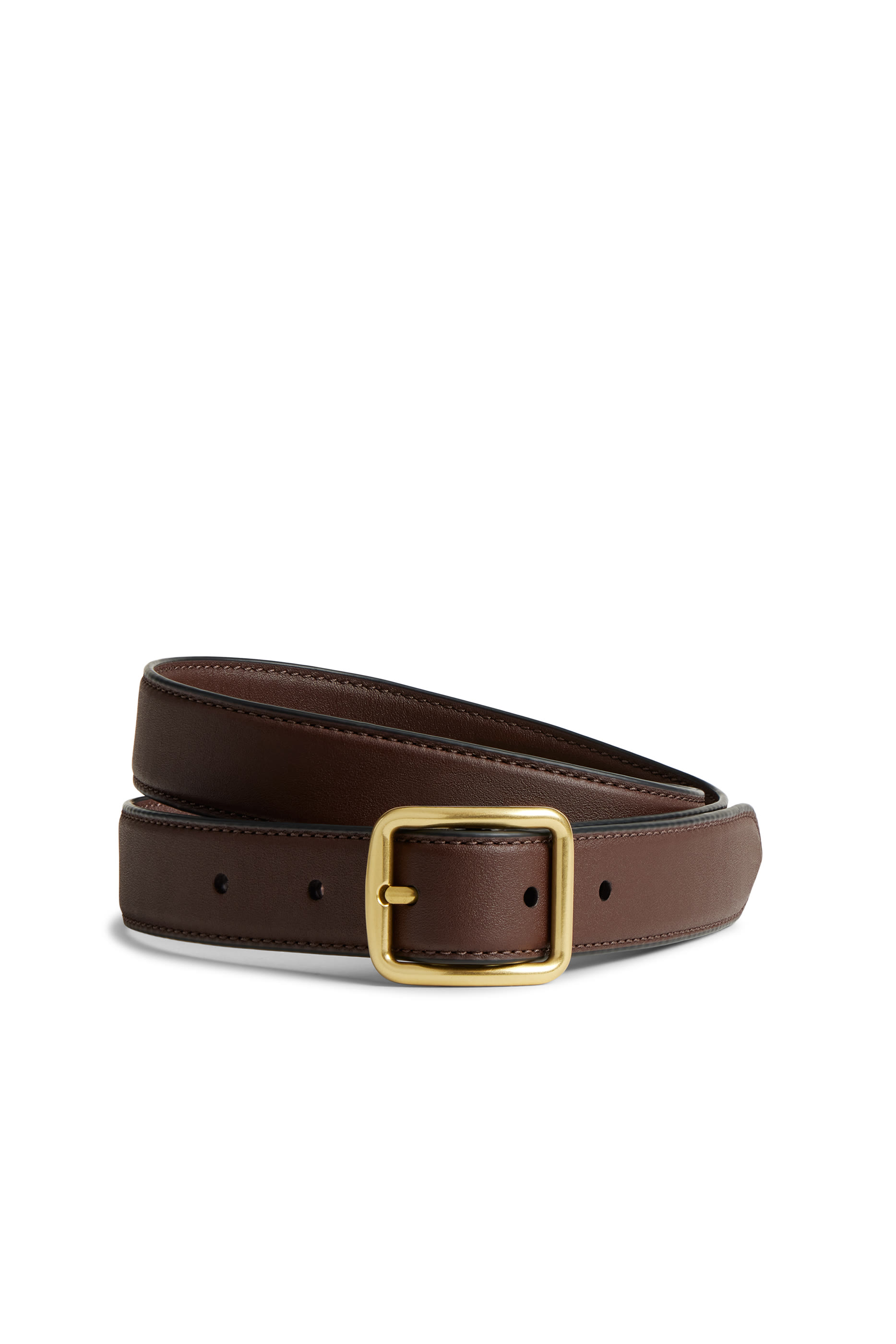 Classic Buckle Belt with Hip Detail