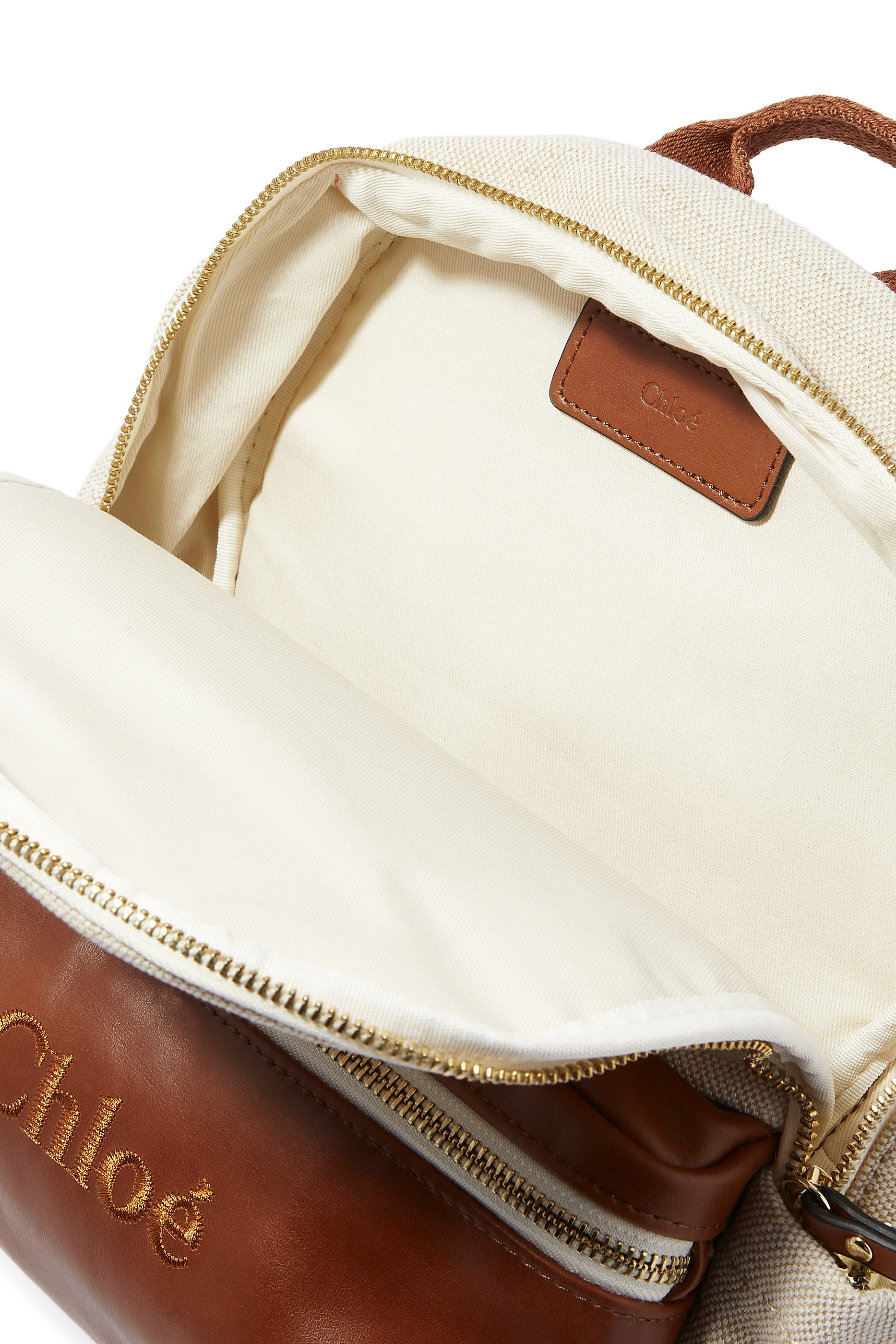 حقيبة ظهر للأطفال مطرزة بشعار الماركة