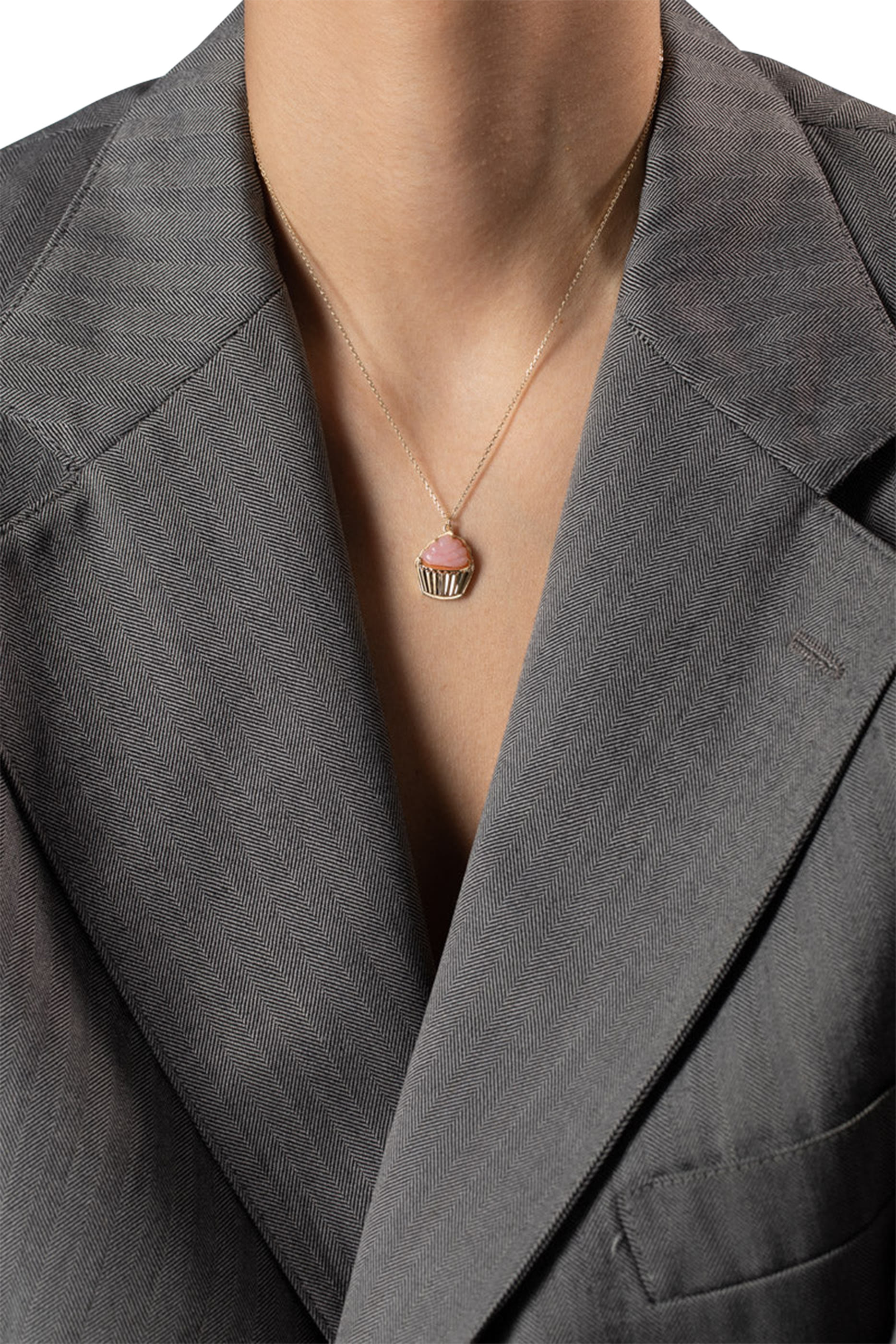 حلية بيري بتركريم سبرينكلز 2.0 مرصعة بحجر أوبال وردي ذهب عيار 18