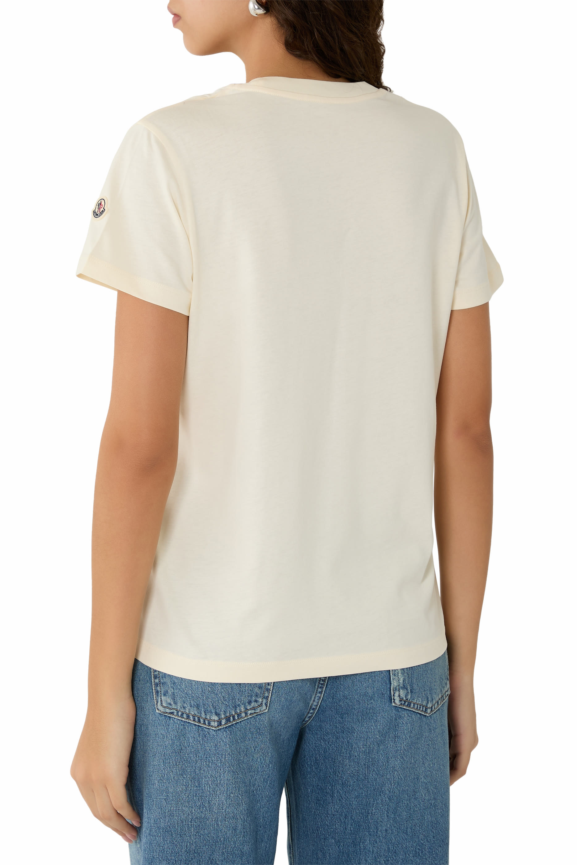 تيشيرت بشعار الماركة قطن