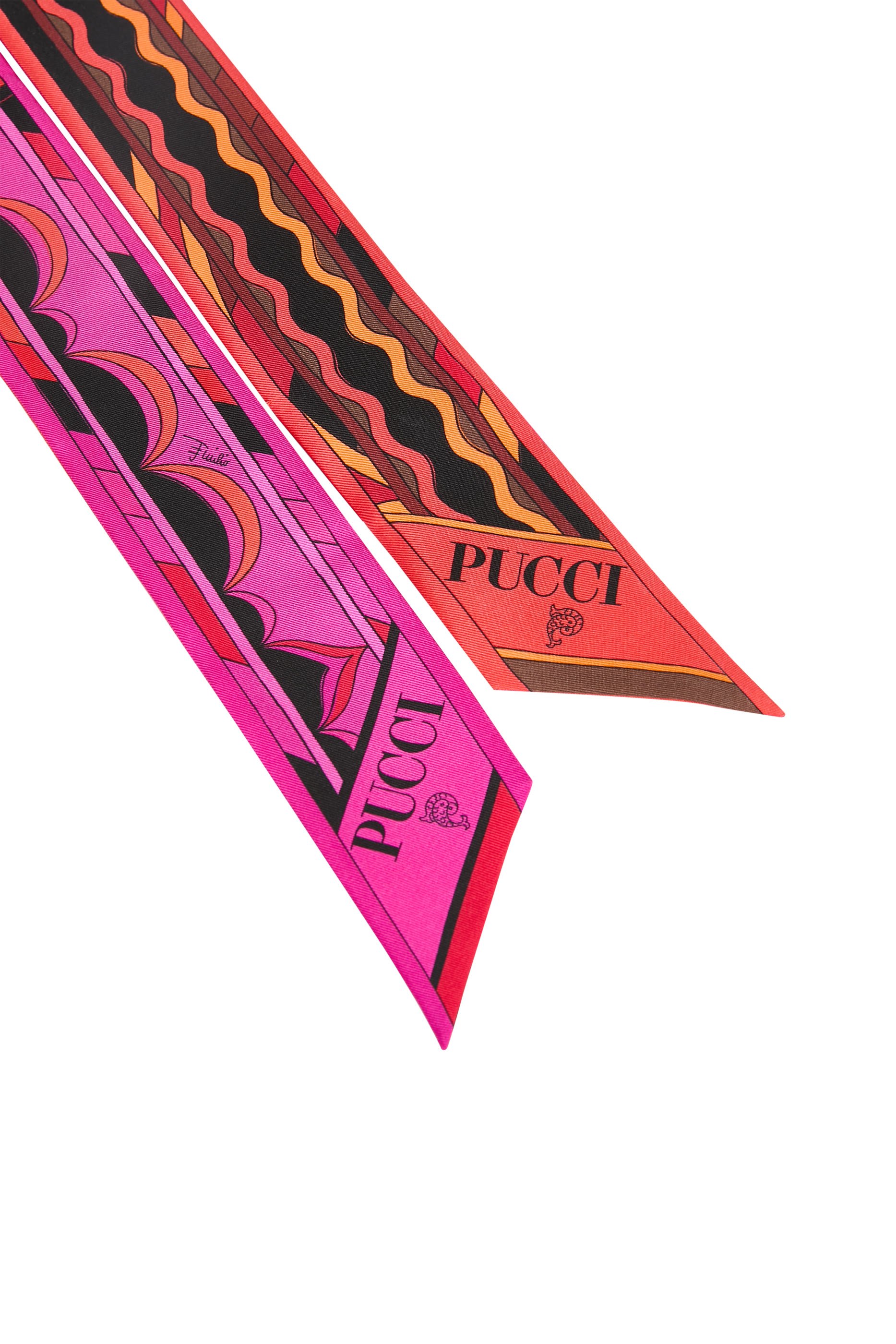 وشاح بنقشة متنوعة حرير تويل