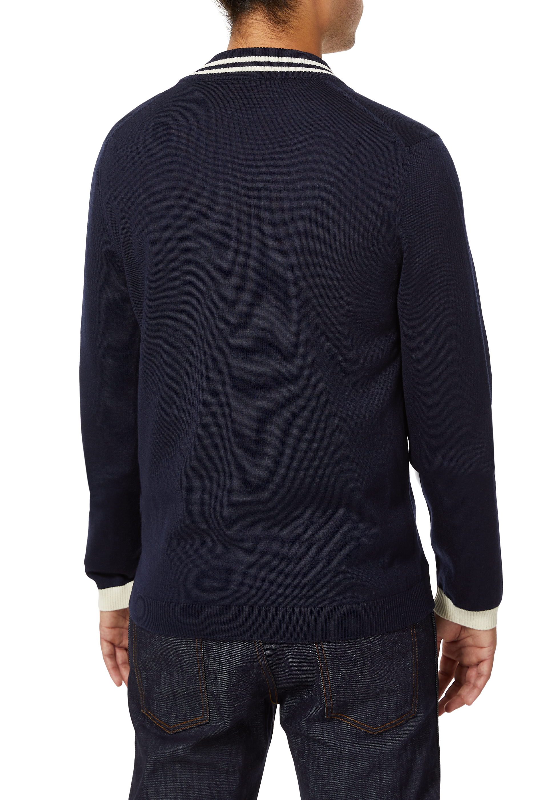 كارديغان صوف برقعة نحلة