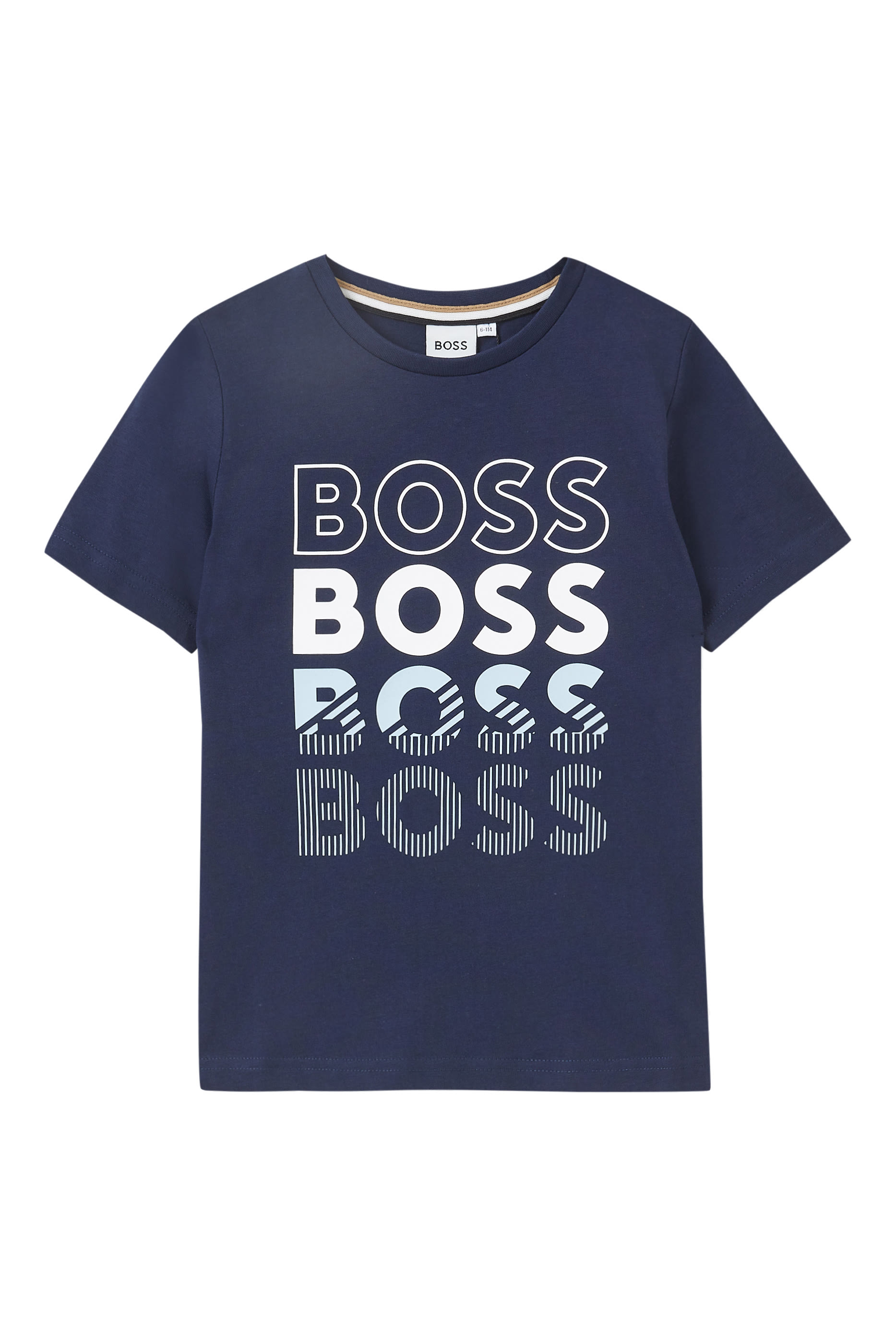 تيشيرت بأكمام قصيرة بشعار الماركة