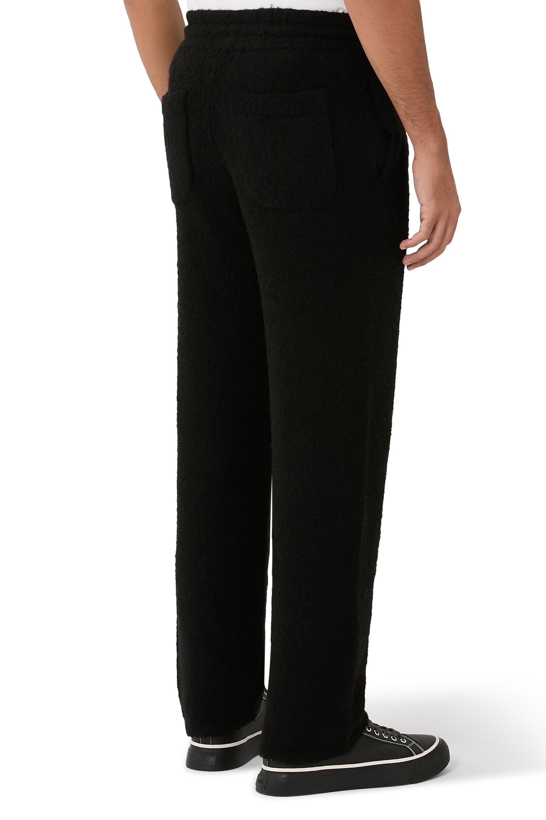 بنطال منسوج بشعار الماركة