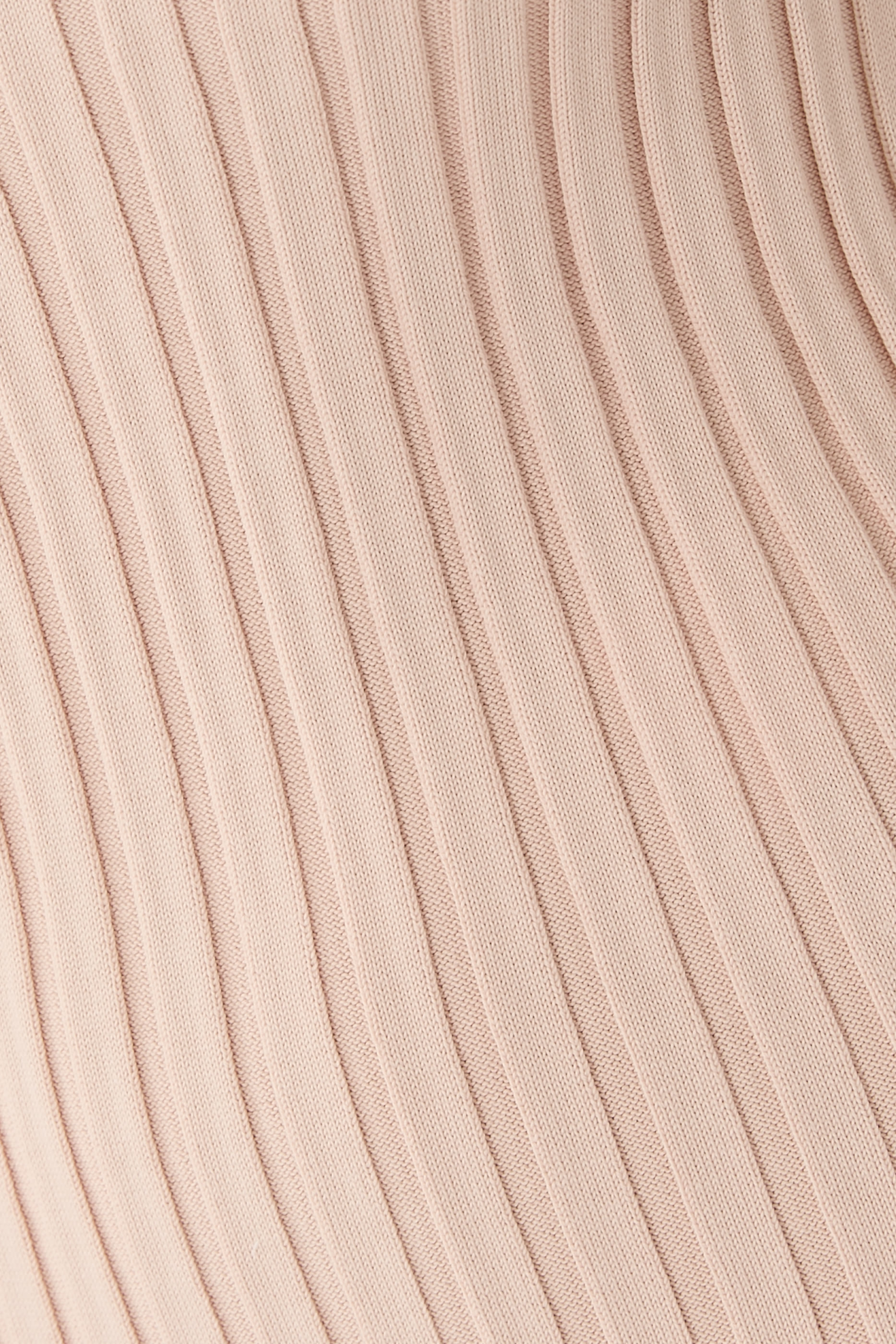 فستان كيك منسوج طويل بحافة واسعة