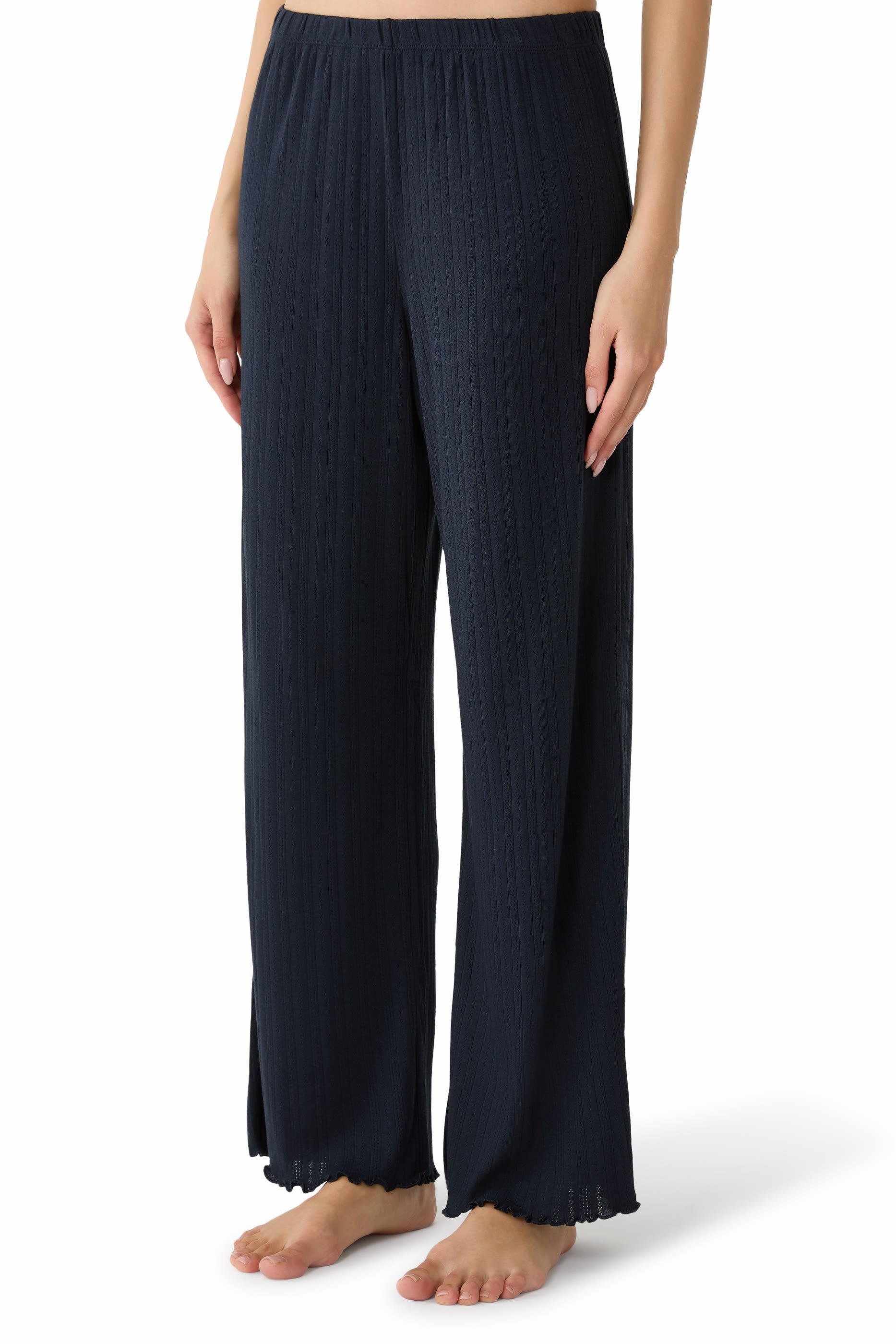 Pointelle Pull-On Trousers 