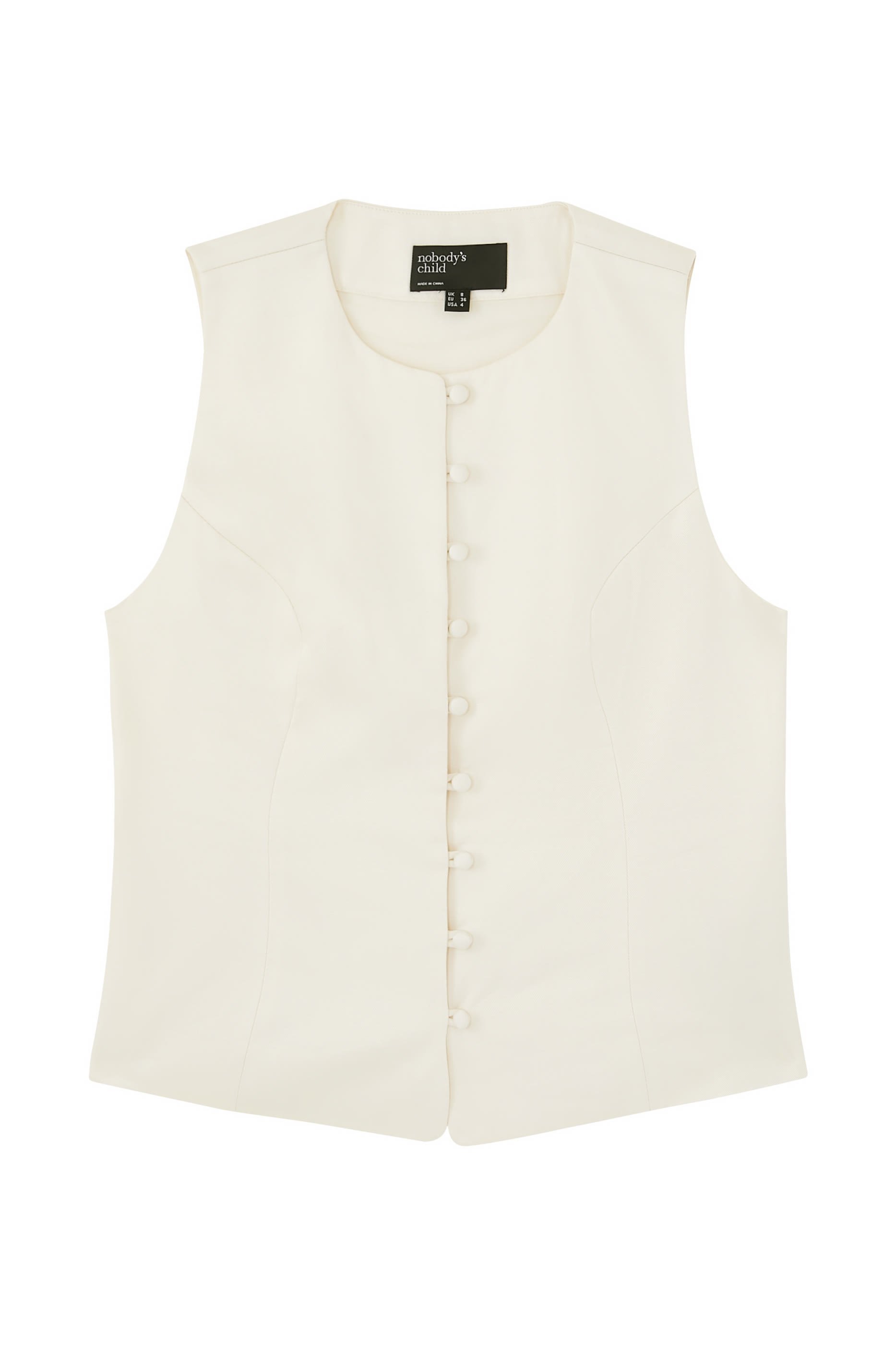 Crew Neck Tailored Waistcoat