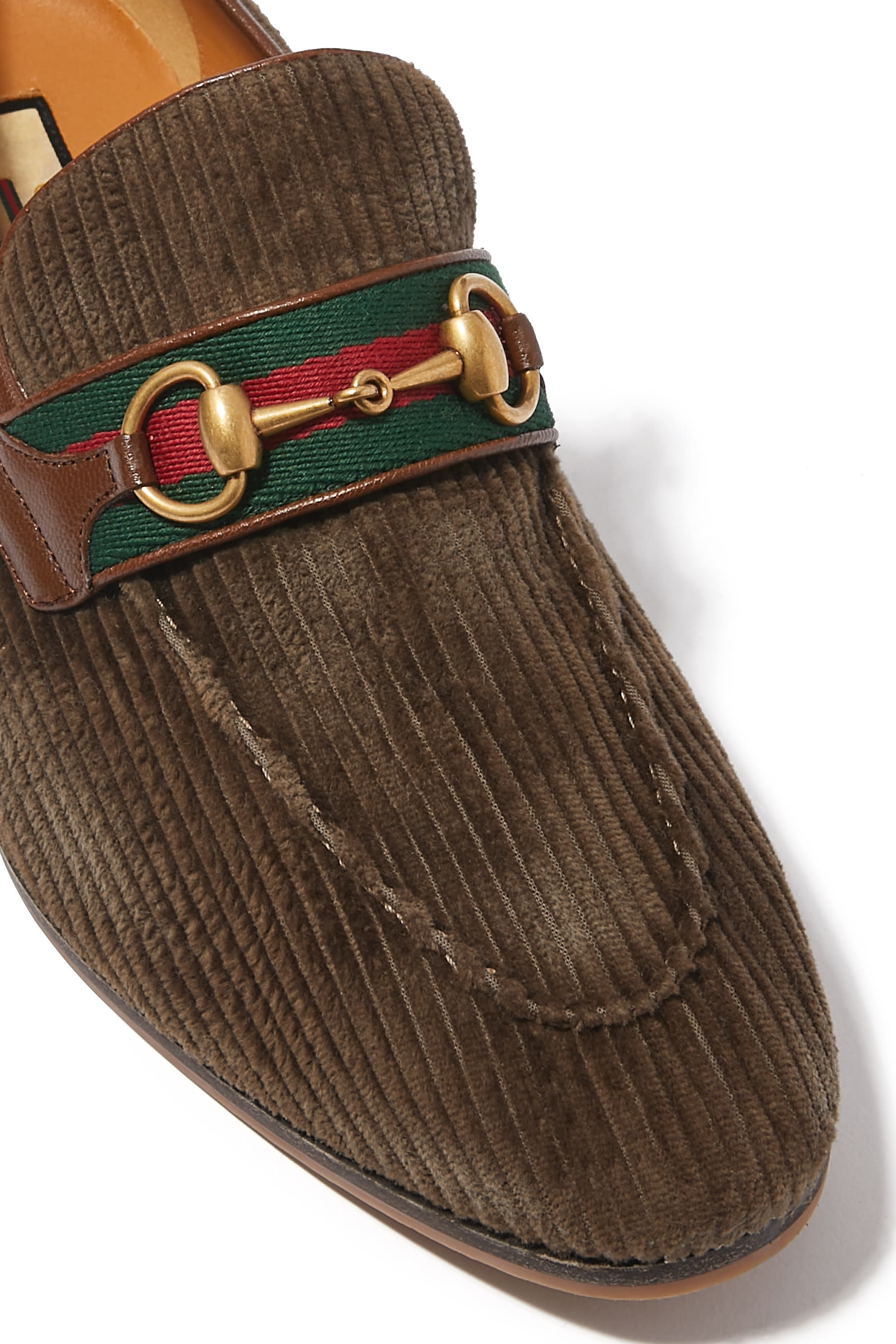 حذاء سهل الإرتداء بحلية لجام الحصان