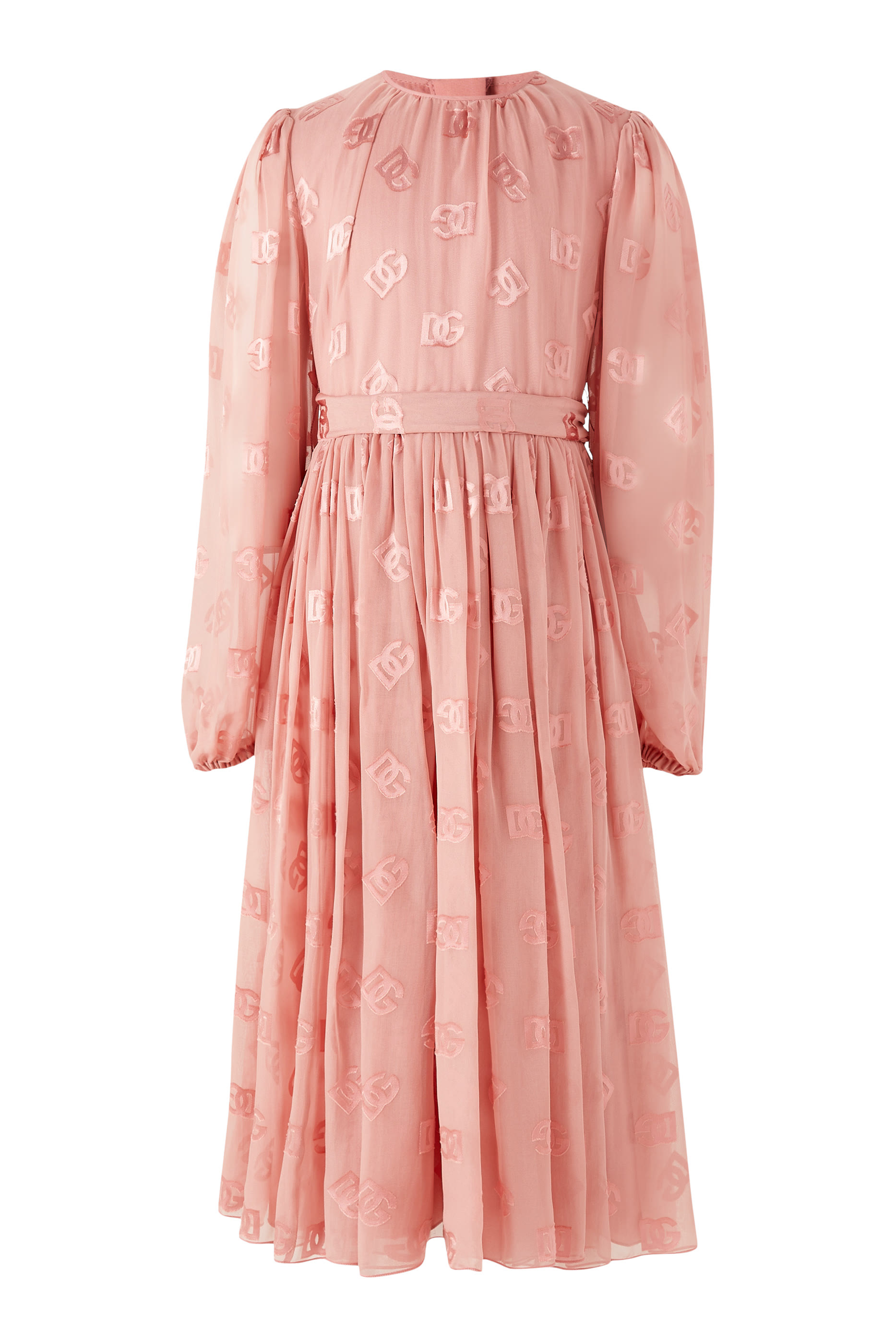 فستان بشعار حرفي الماركة جاكار للأطفال