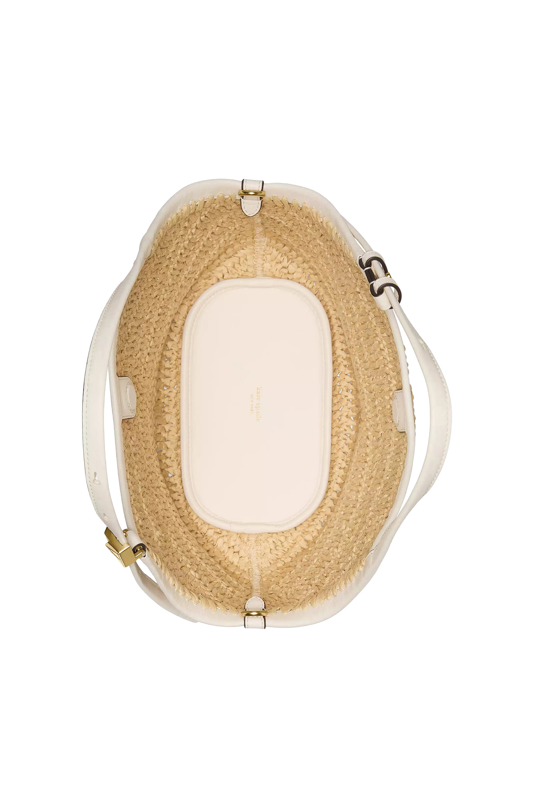 حقيبة يد ديكو توليب صغيرة قش