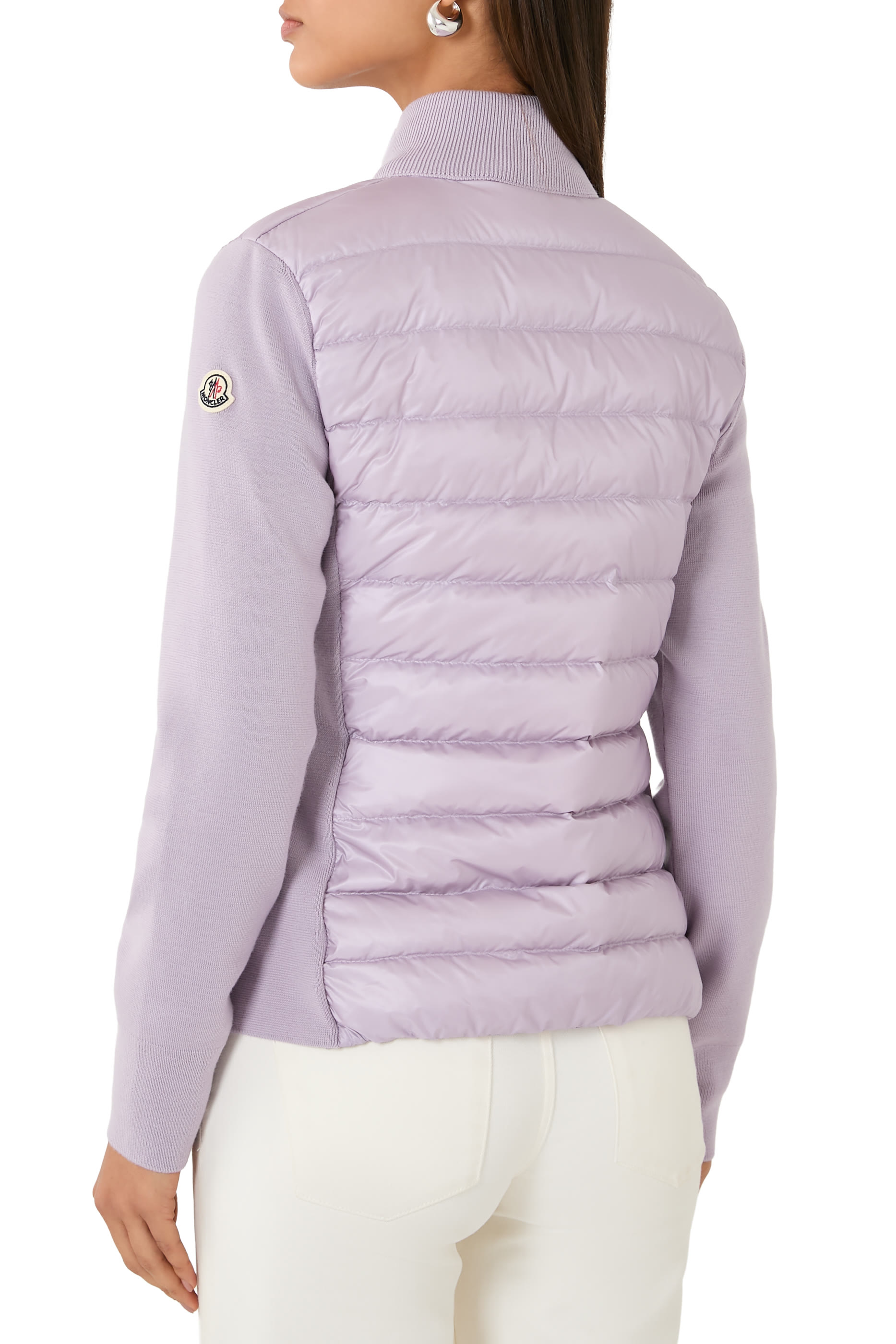 كارديجان مبطن بسحاب صوف