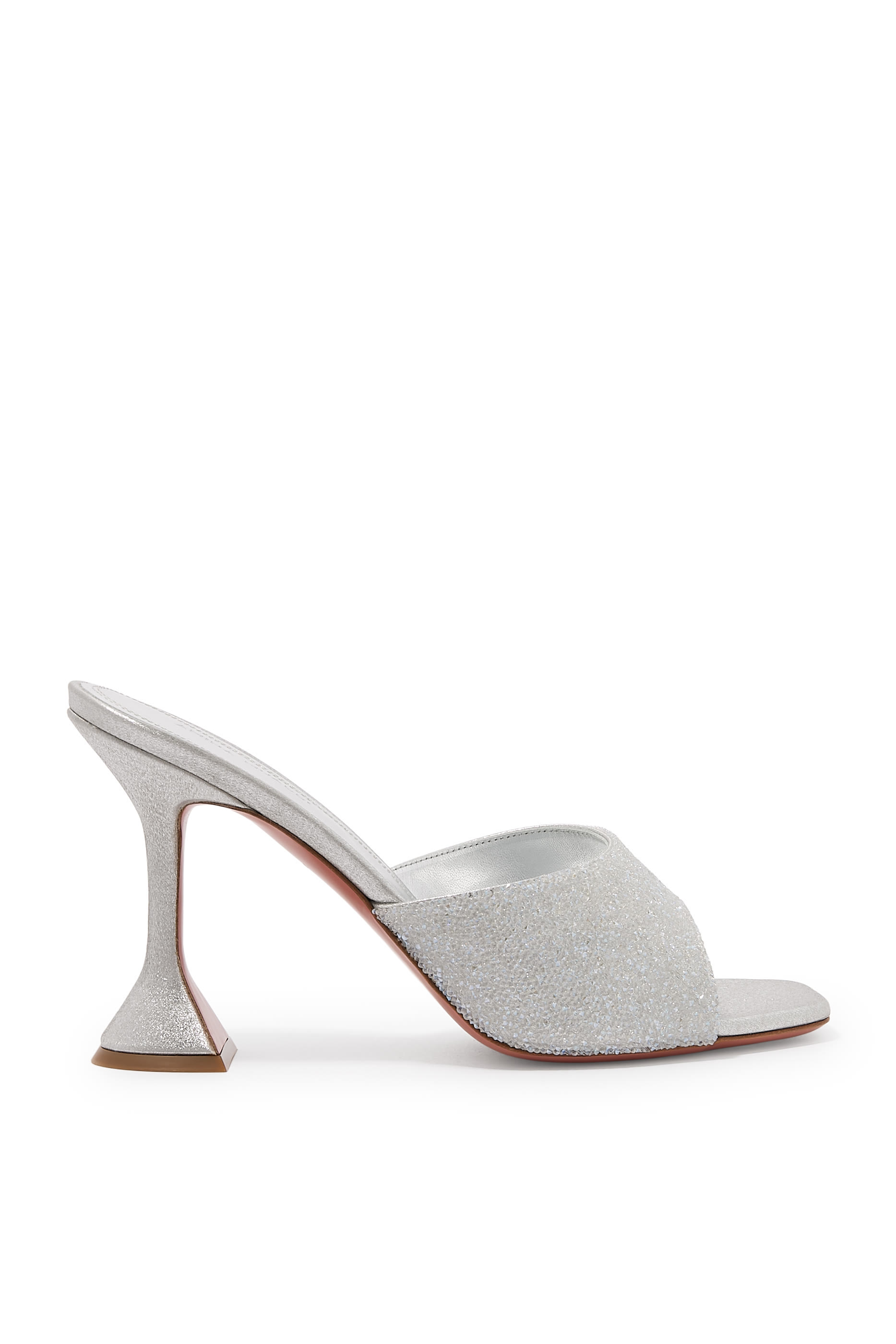 حذاء لوبيتا 95 مفتوح من الخلف بمقدمة مفتوحة وكعب عريض