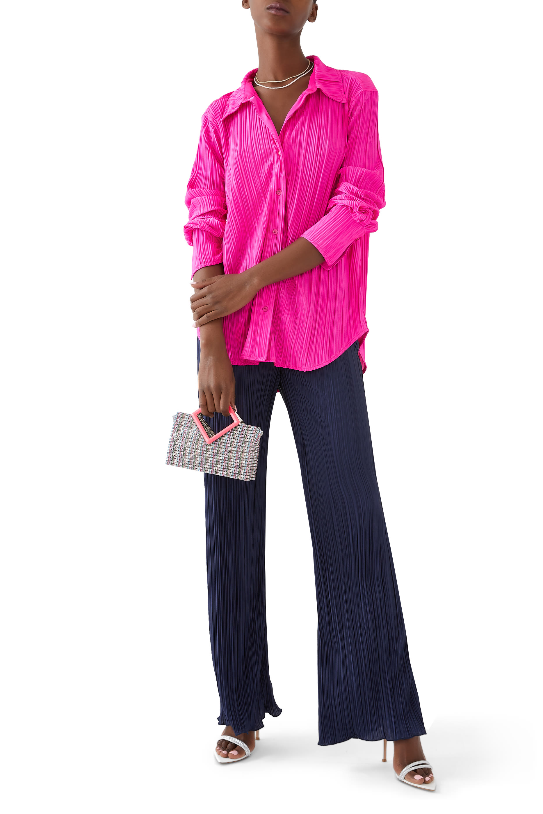 حقيبة نورة مرصعة بالكريستال