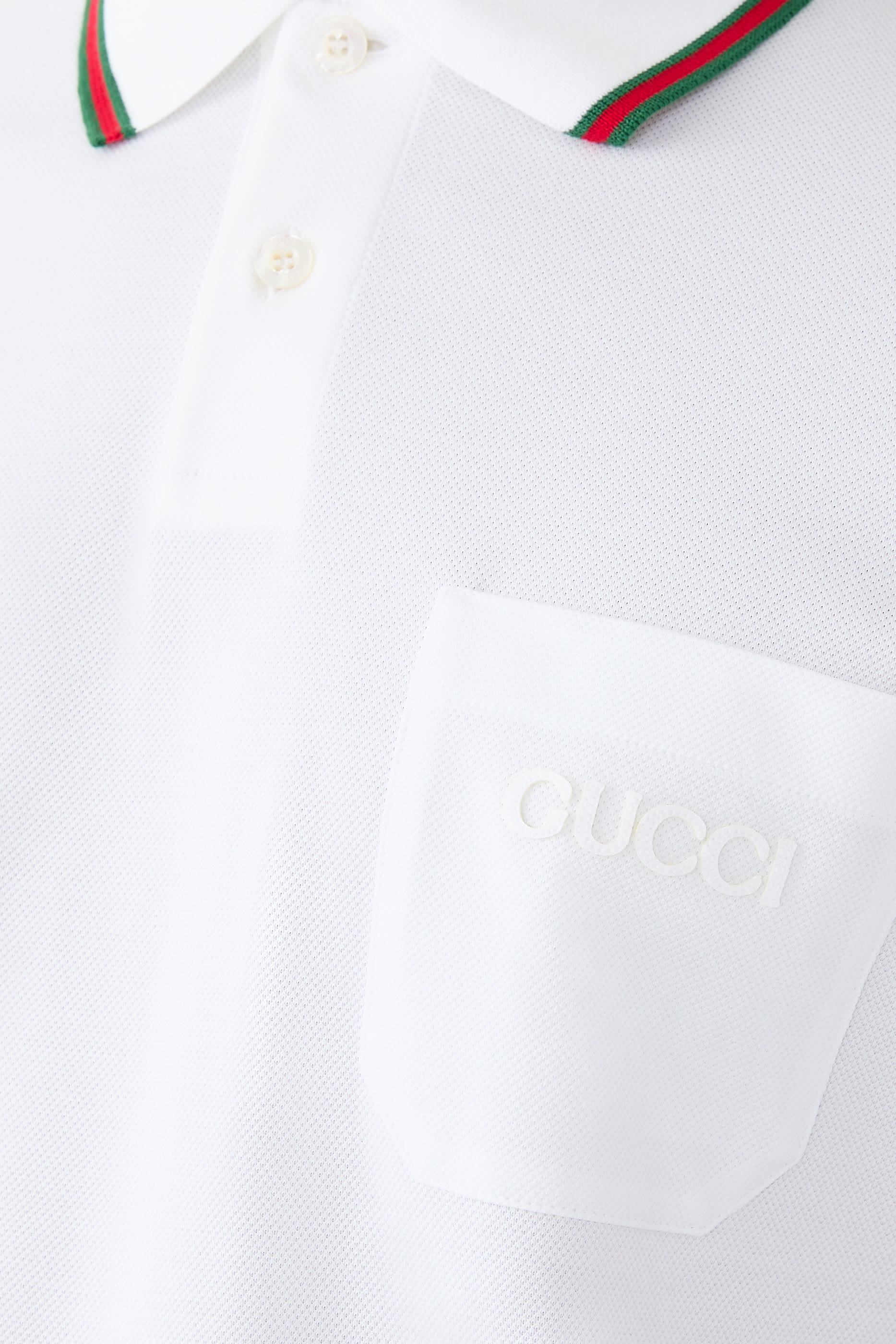 قميص بولو مطاطي بحرفي شعار المركة قطن بيكيه