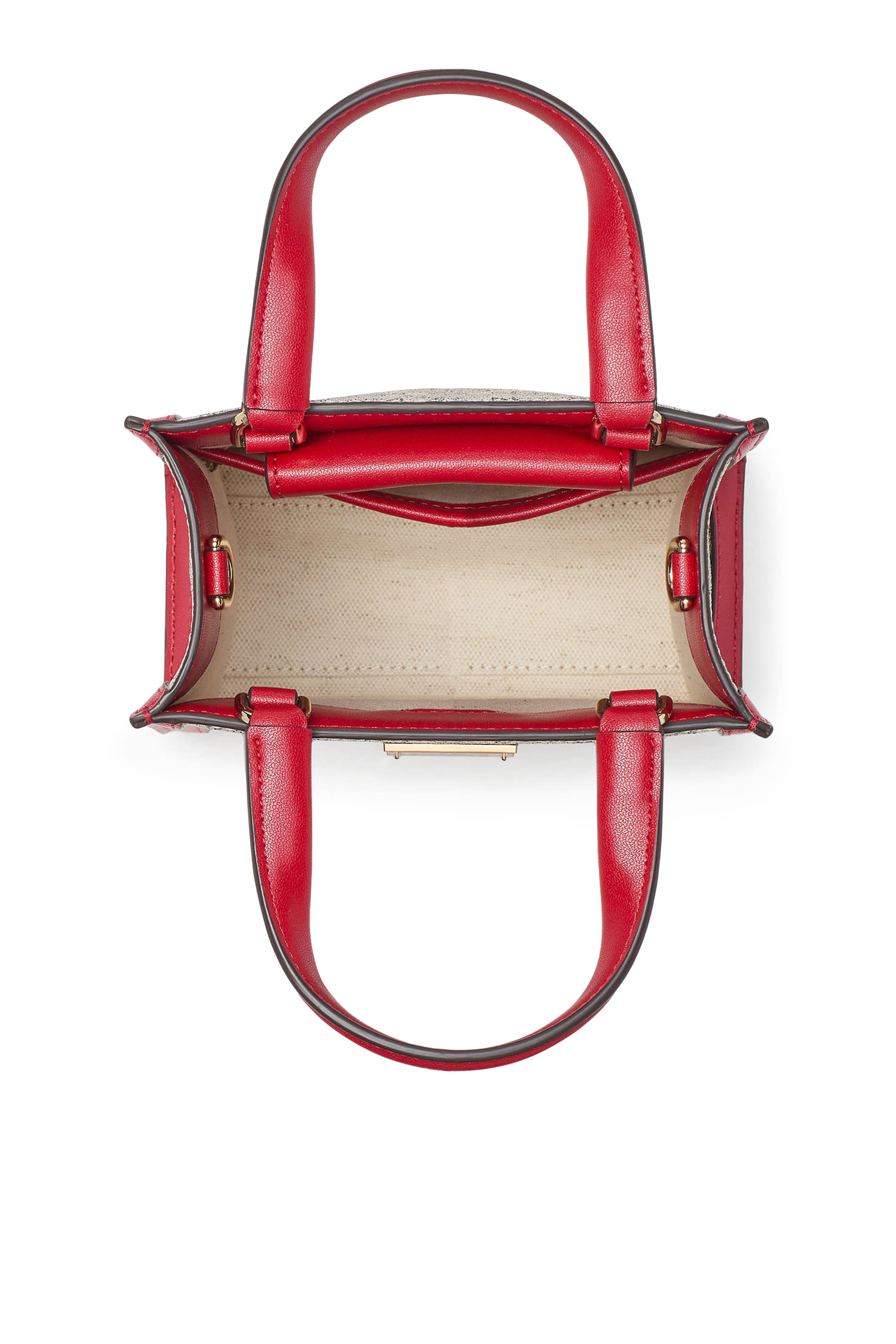 حقيبة يد صغيرة بنقشة زهور بالشكل البستوني