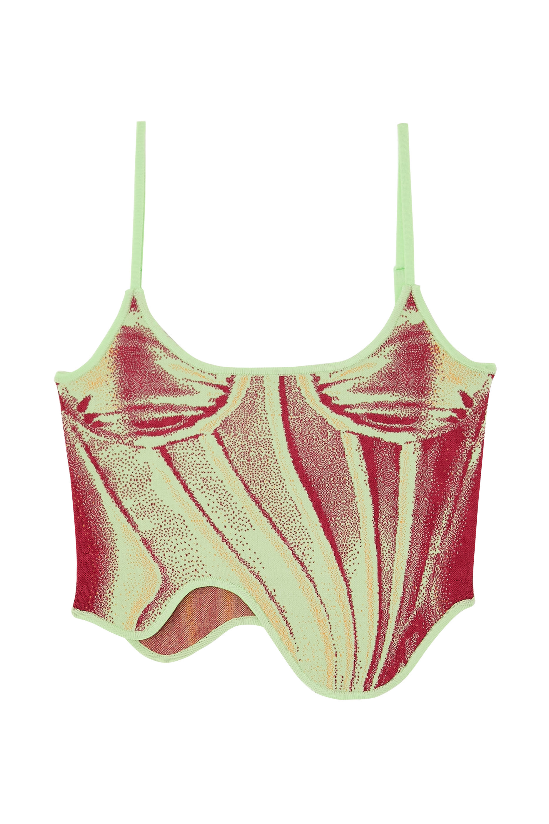 بلوزة ميلا بلا أكمام بنقشة دنيم