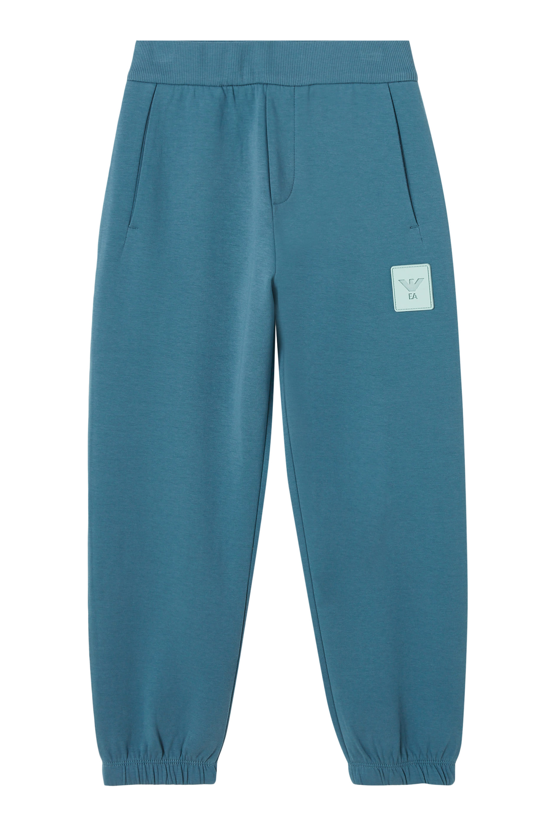 بنطال رياضي برقعة شعار الماركة للأطفال