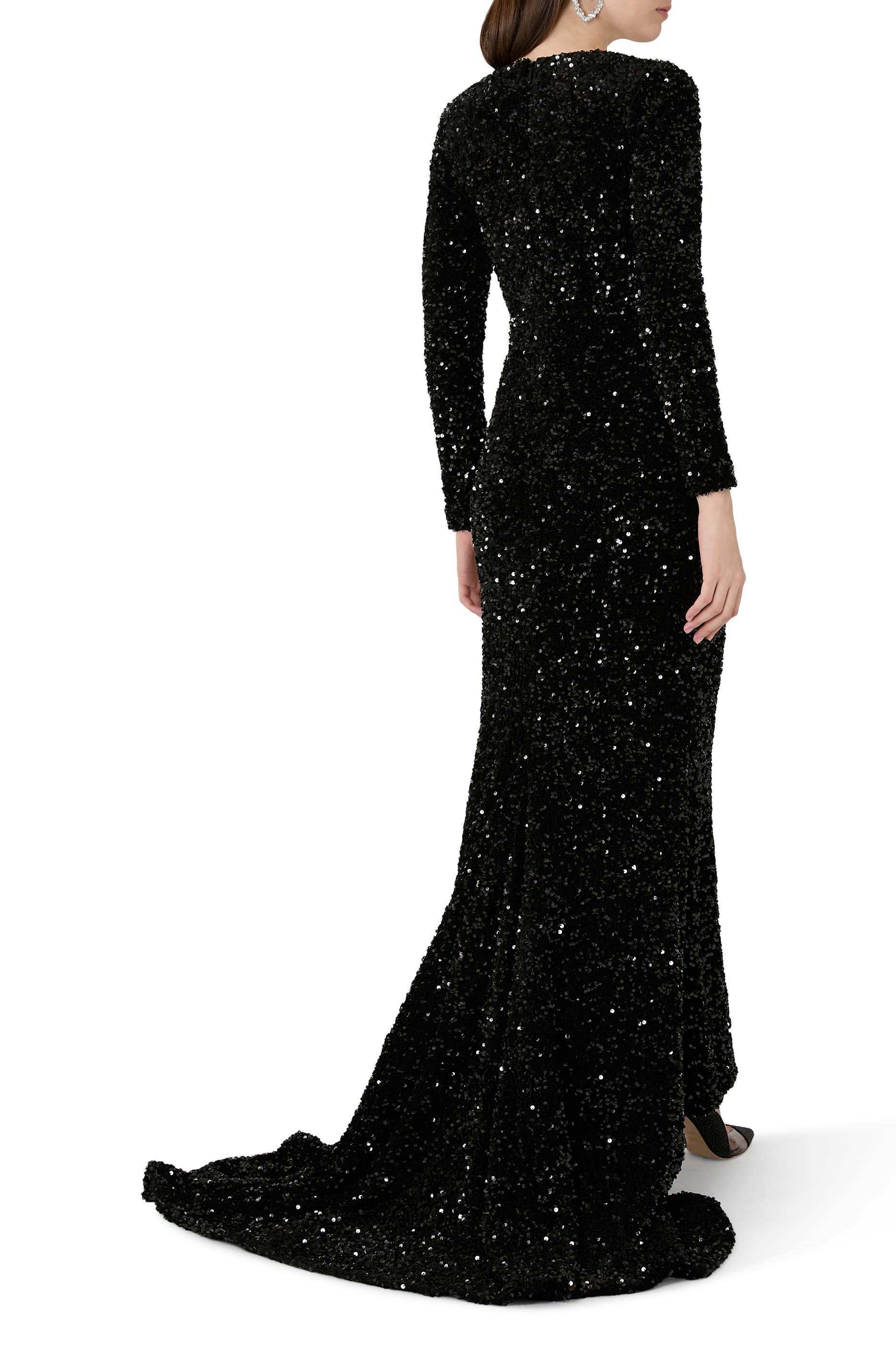 فستان سهرة كيا قماش مطاطي