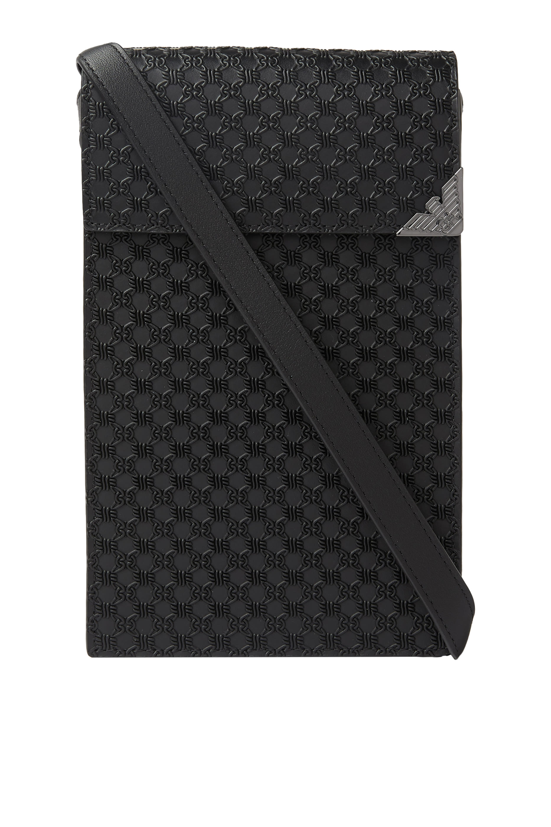 حقيبة كتف محفورة بشعار الماركة