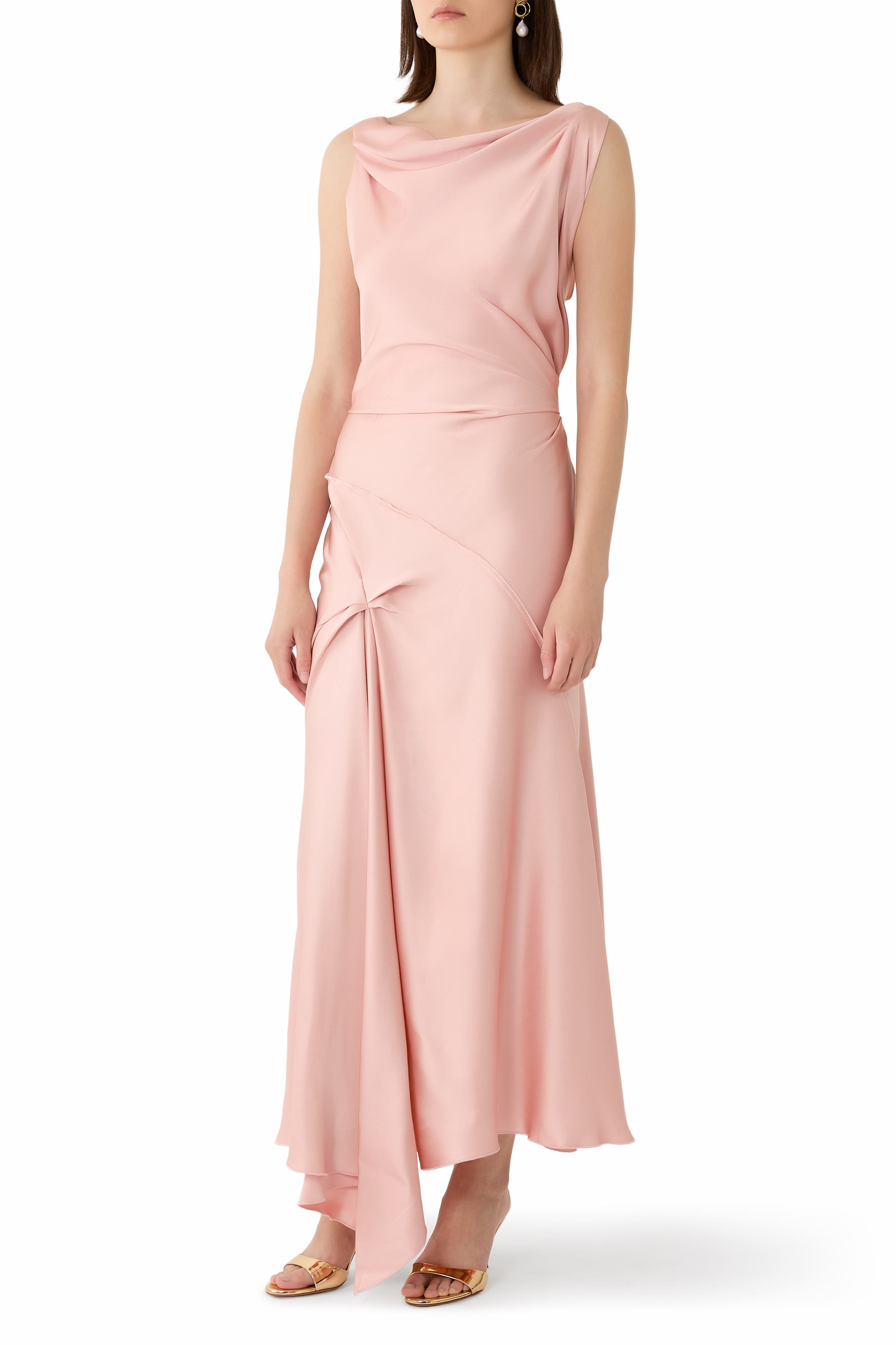 فستان بوزي متوسط الطول