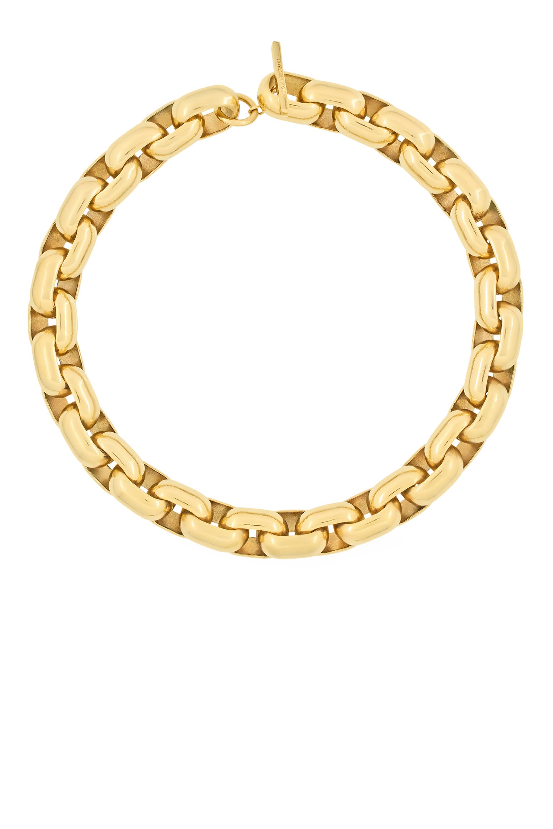 قلادة بتصميم سلسلة سميكة