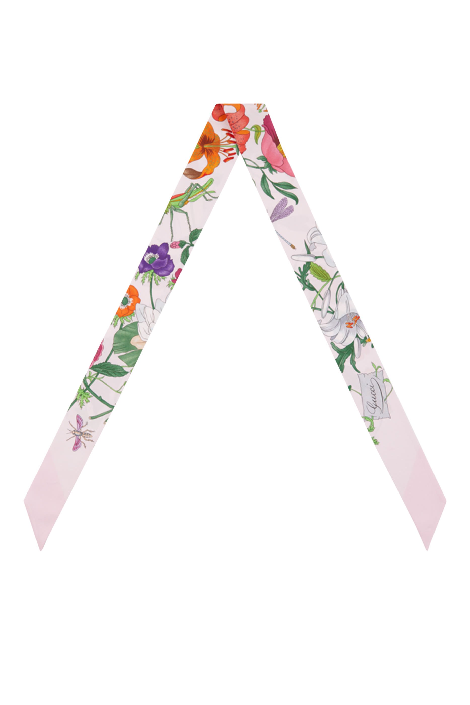 شريط بطبعات حرير تويل