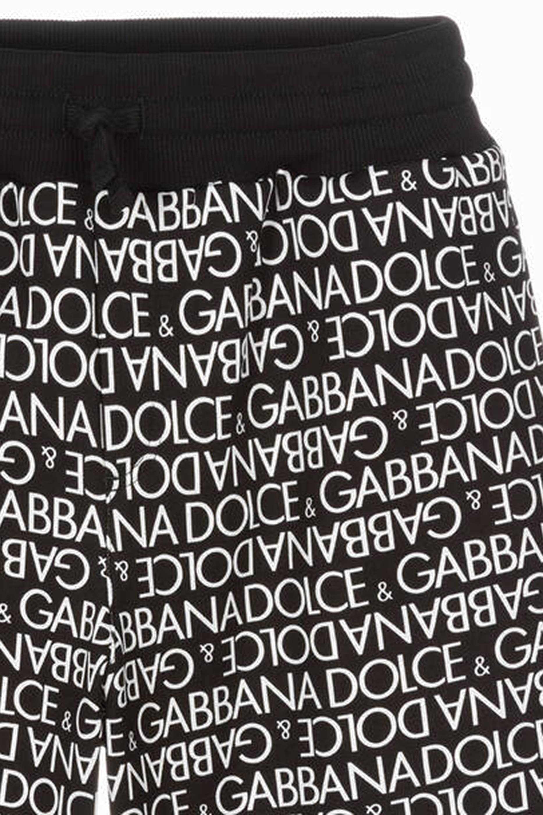 شورت جرسيه بطبعات شعار الماركة للأطفال