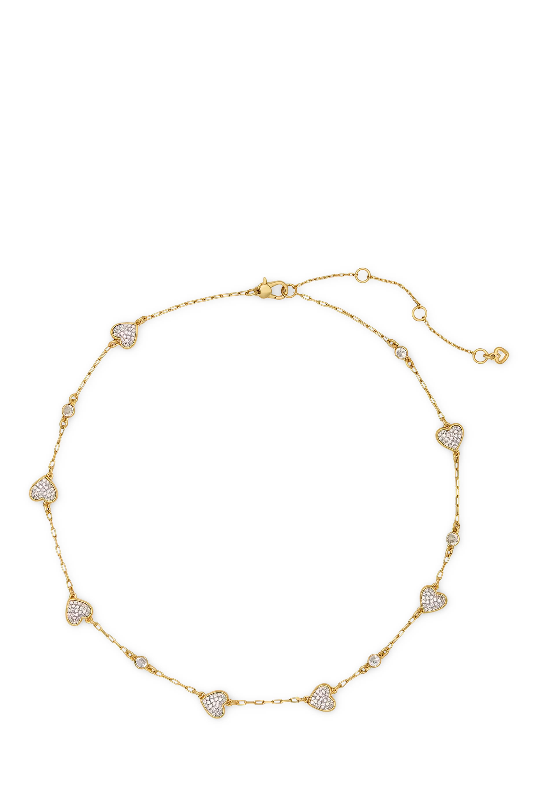 قلادة ويذ ماي هارت مرصعة بأحجار زركونيا مكعبة، نحاس