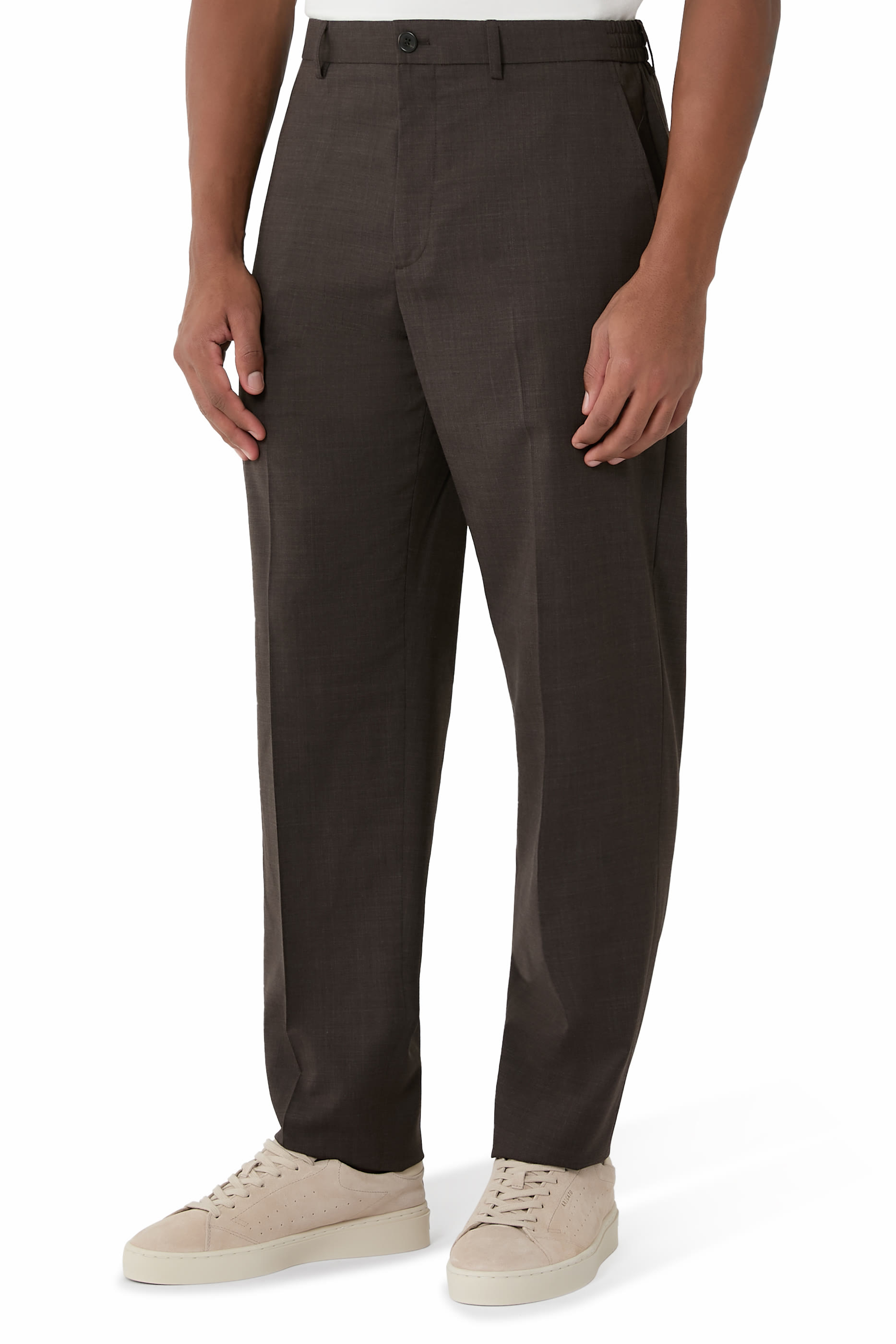 بنطال كورتيس برباط تضييق صوف موشن