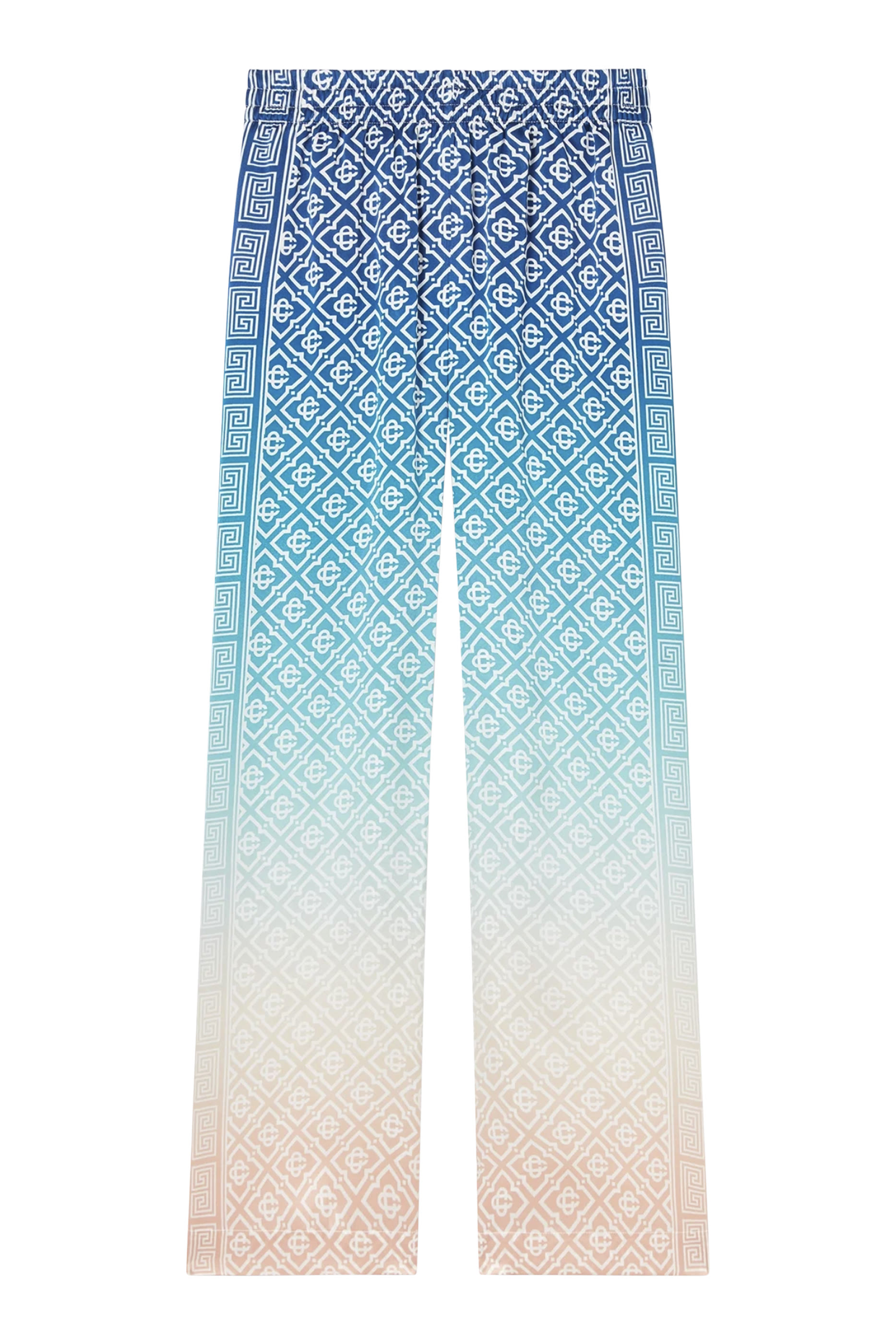 بنطال حرير جاكار بلون متدرج