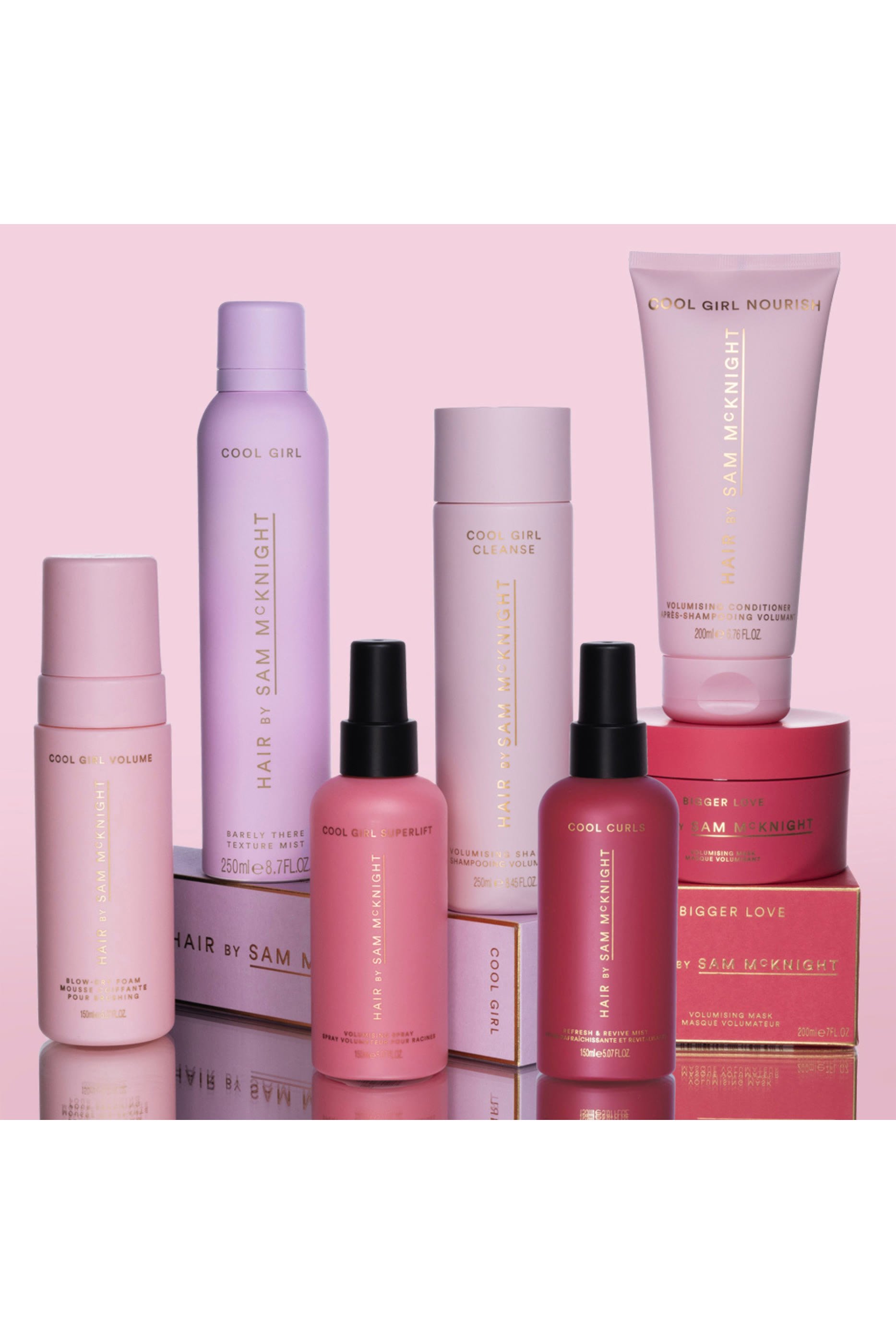 شامبو كول جيرل لتنظيف الشعر وتكثيفه