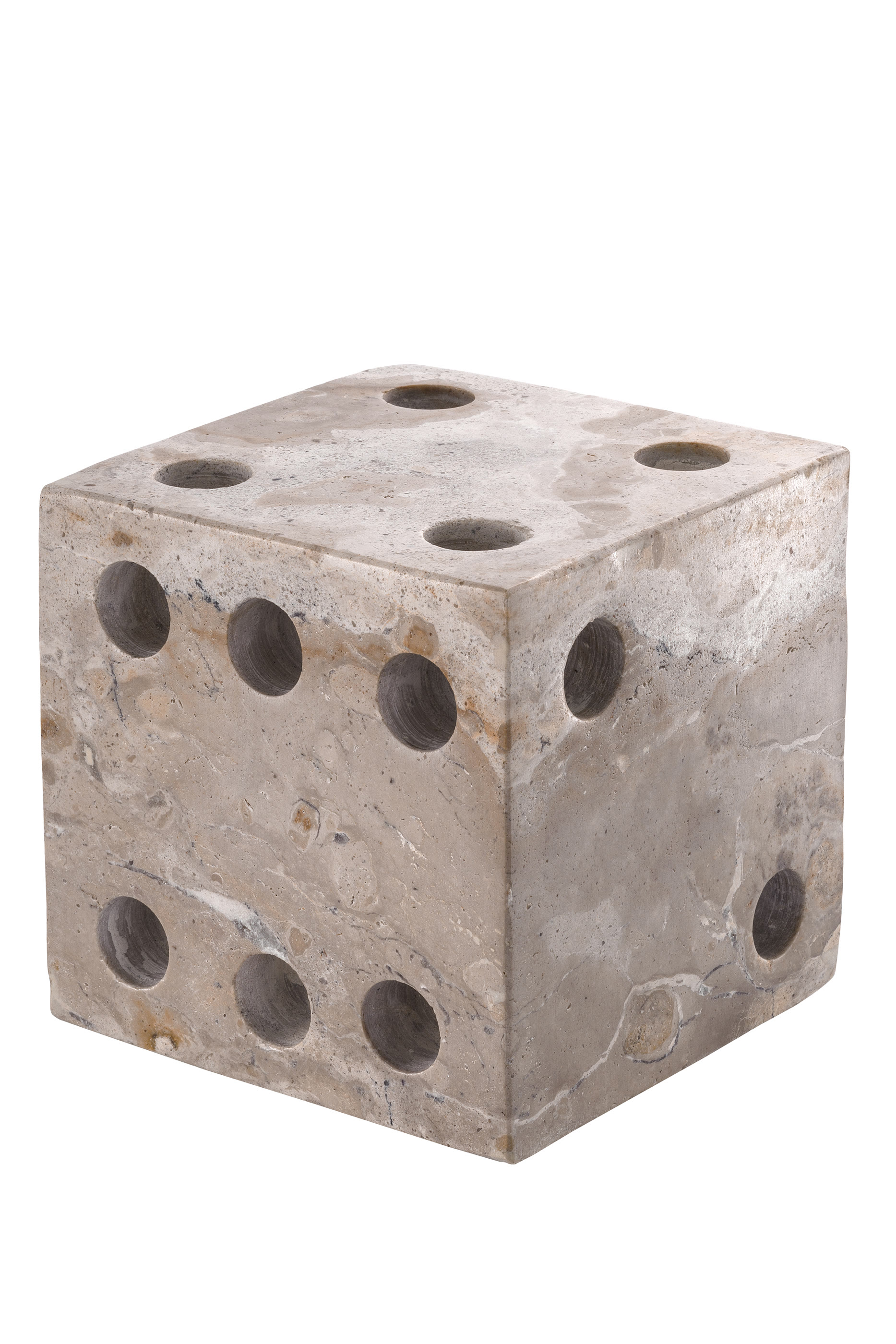 طقم قطعة ديكور للمكتب بتصميم نرد فيزا، قطعتين