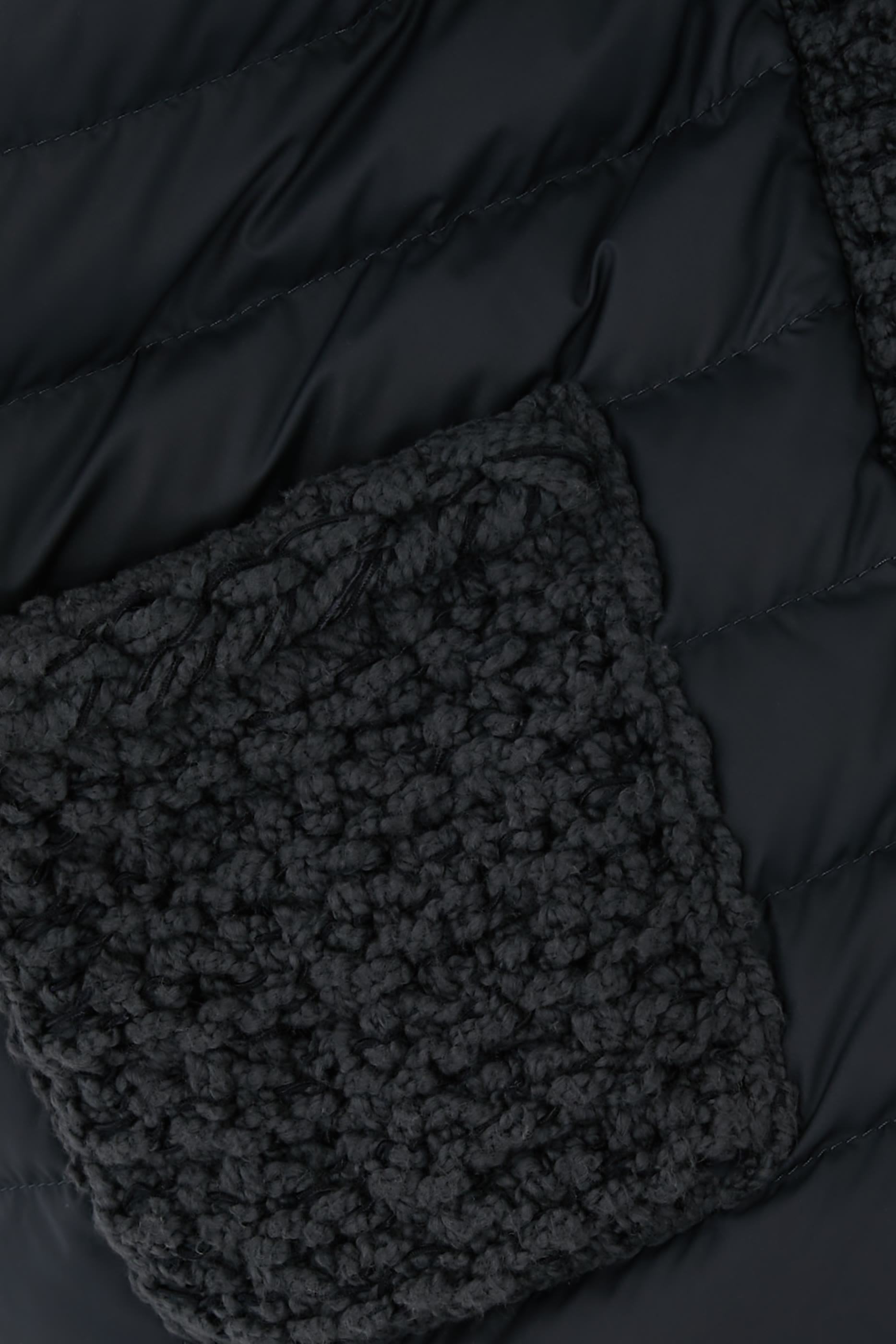 كارديغان بتصميم مبطن وسحاب قطن