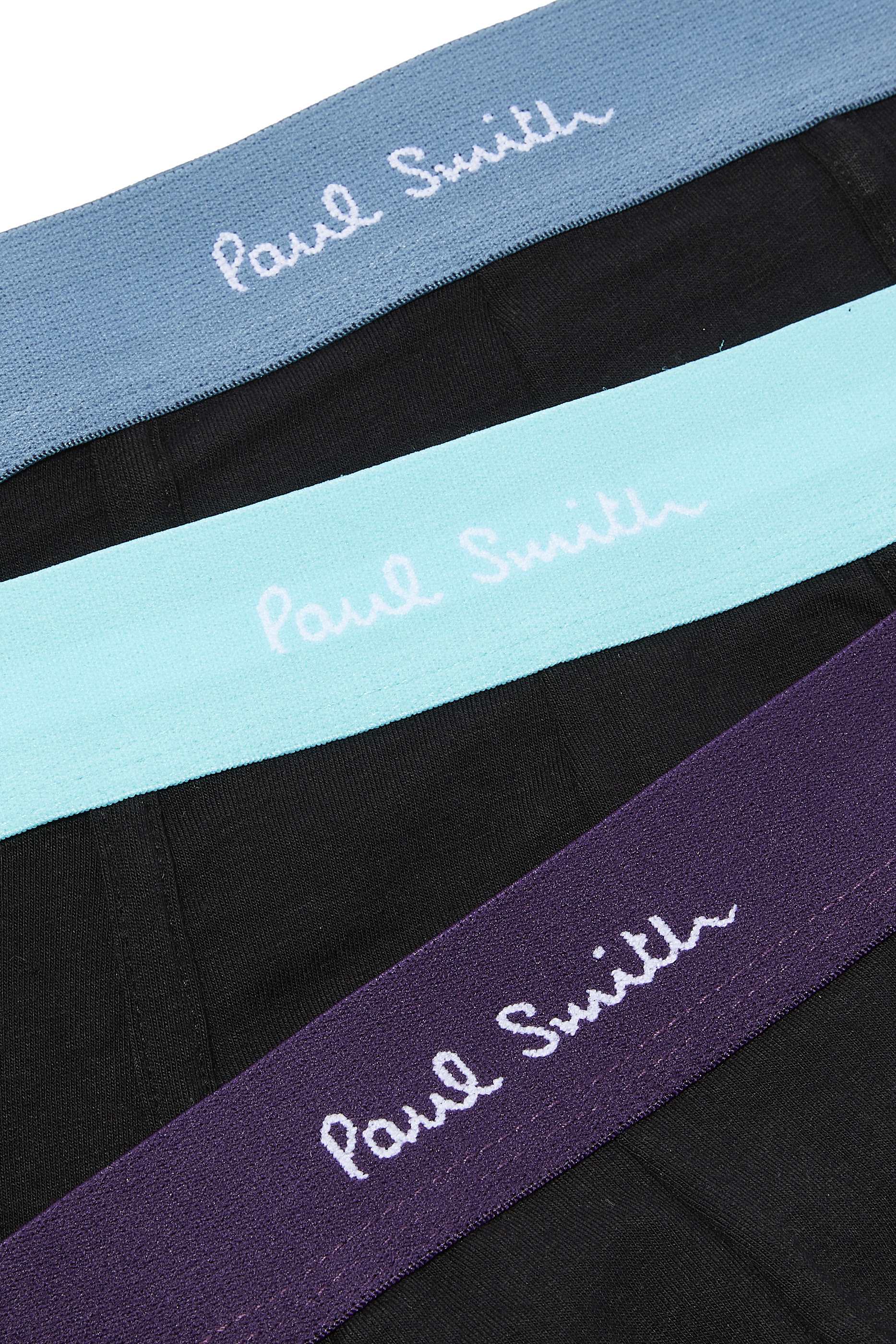 طقم بوكسر بحزام خصر بشعار الماركة، 3 قطع