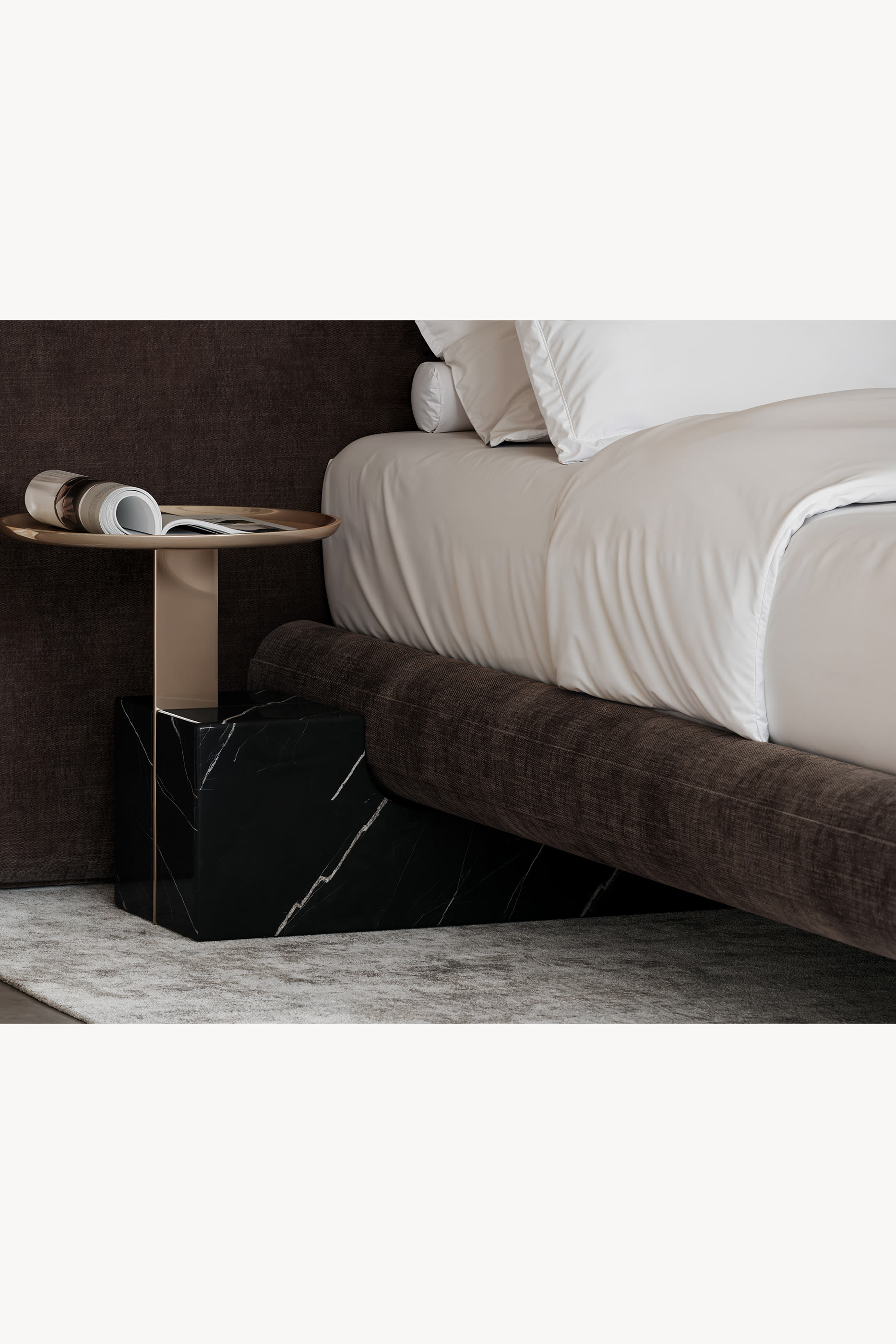 سرير كينغ بتصميم متداخل