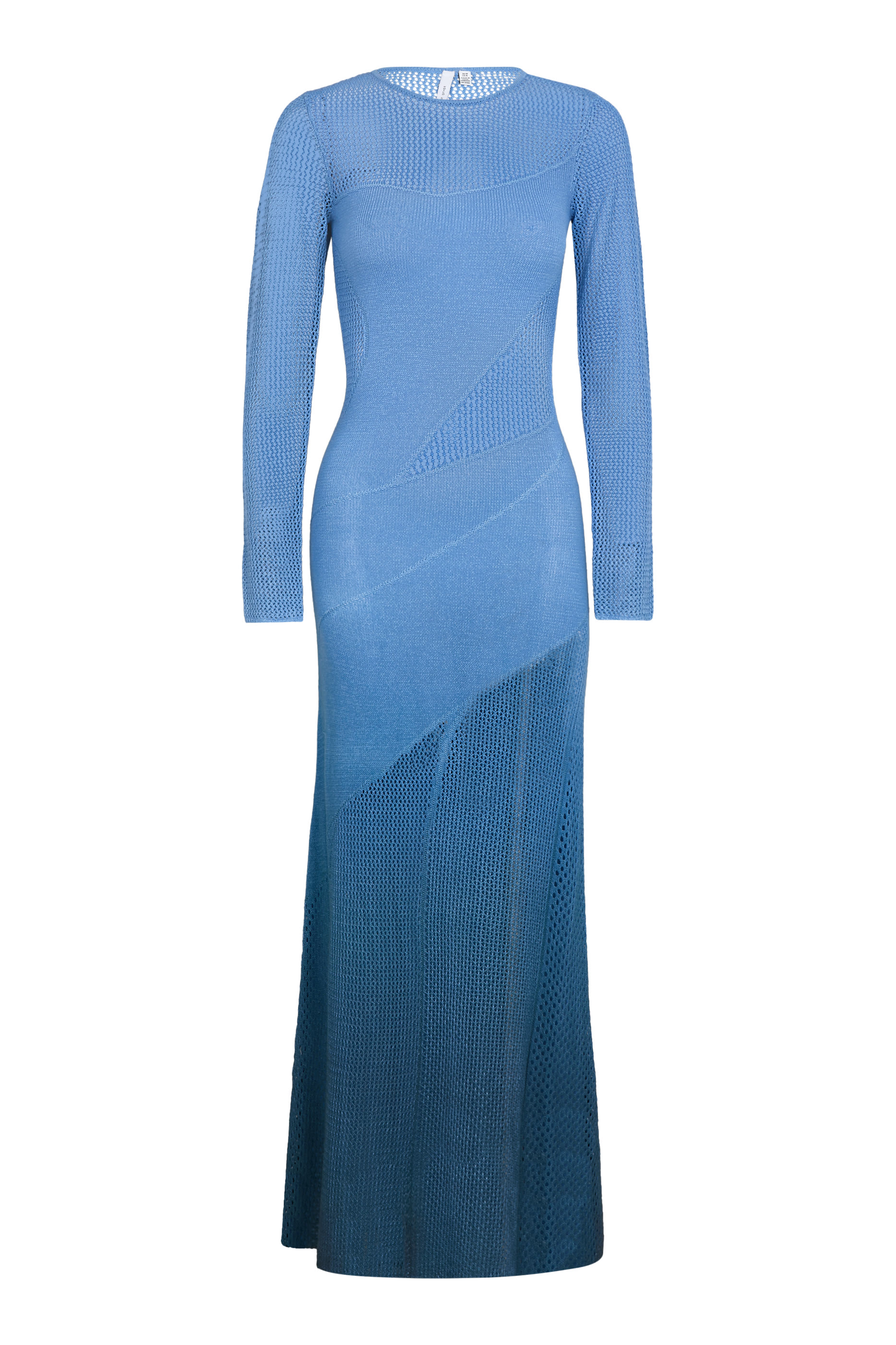 فستان مايكا بأكمام طويلة