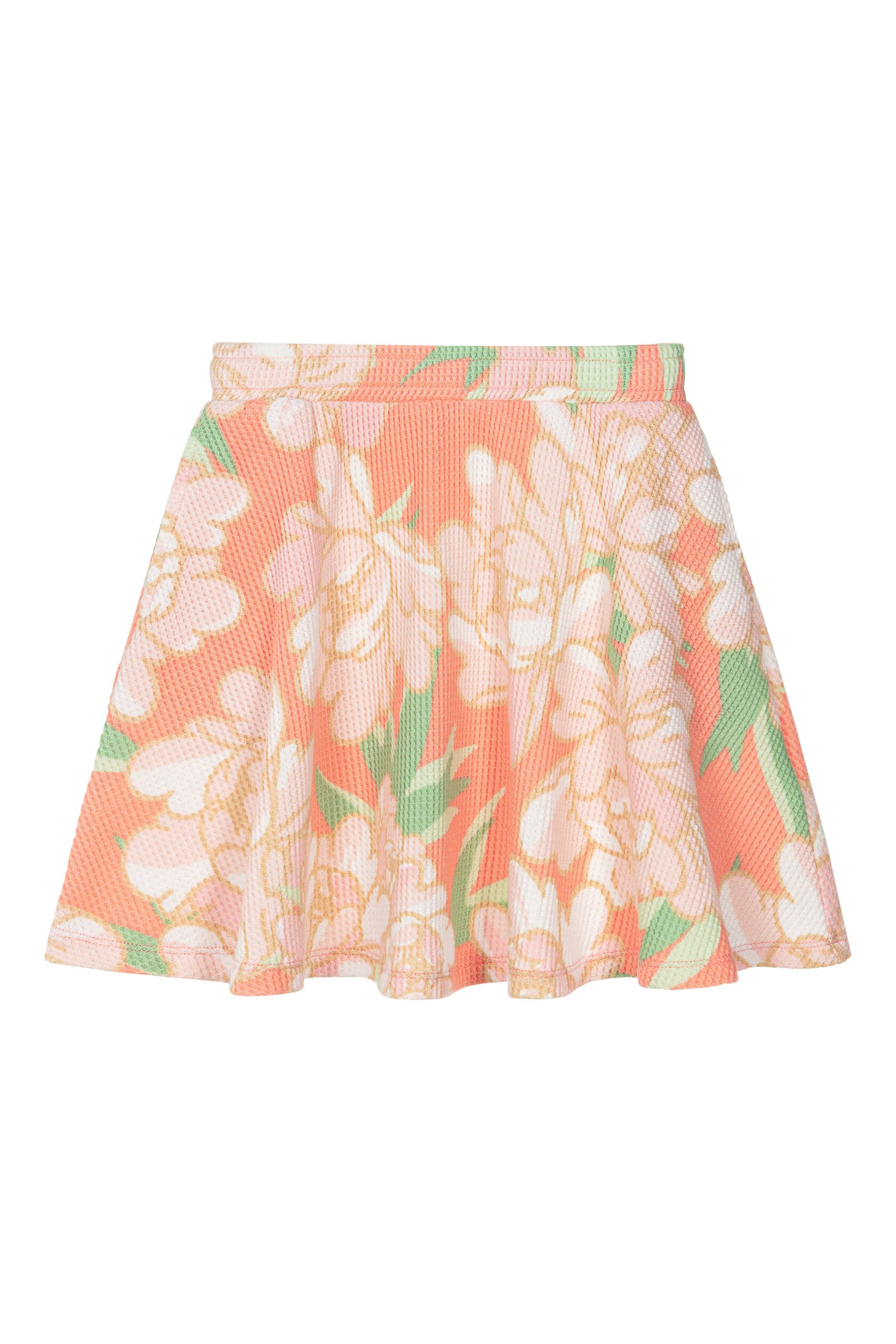 تنورة سكيتر بنقشة استوائية للأطفال