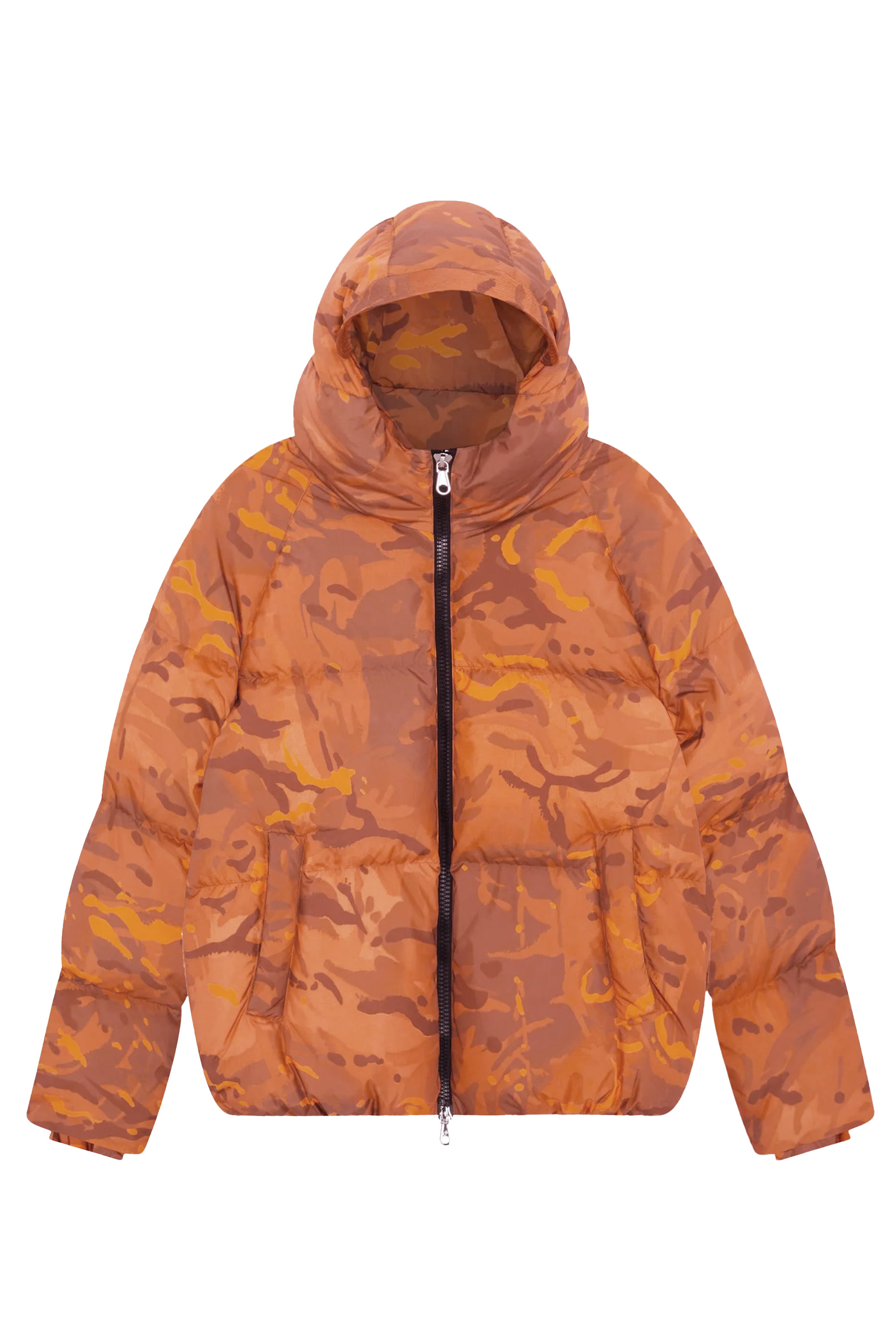 جاكيت كامو بتصميم مبطن وغطاء للرأس